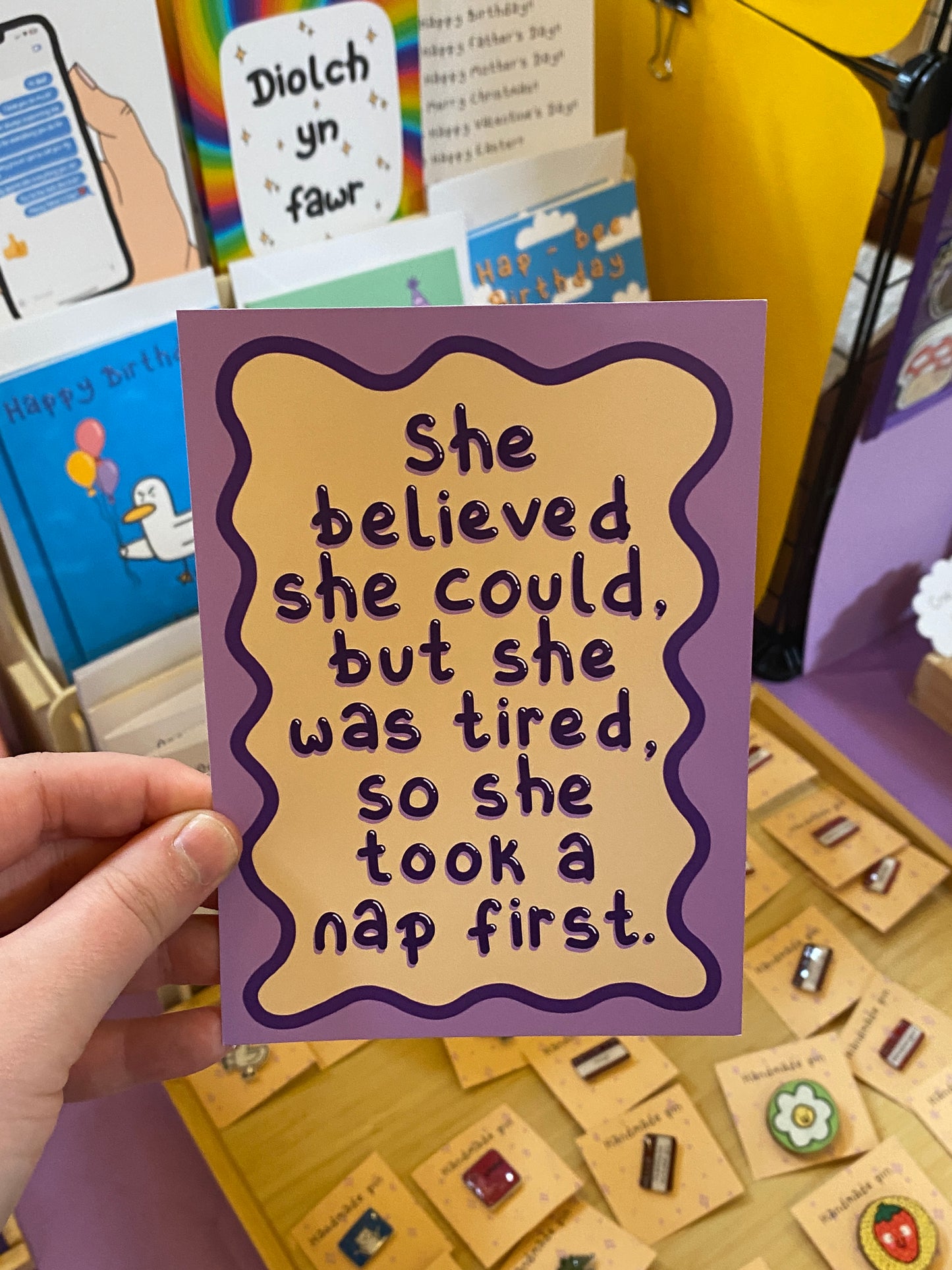 She believed she could art print