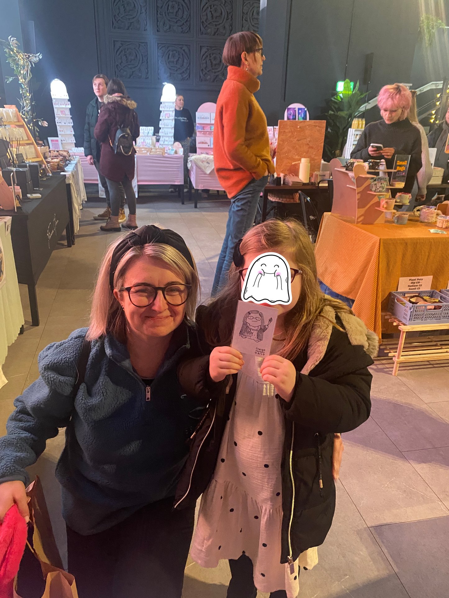 Get drawn as a ghost