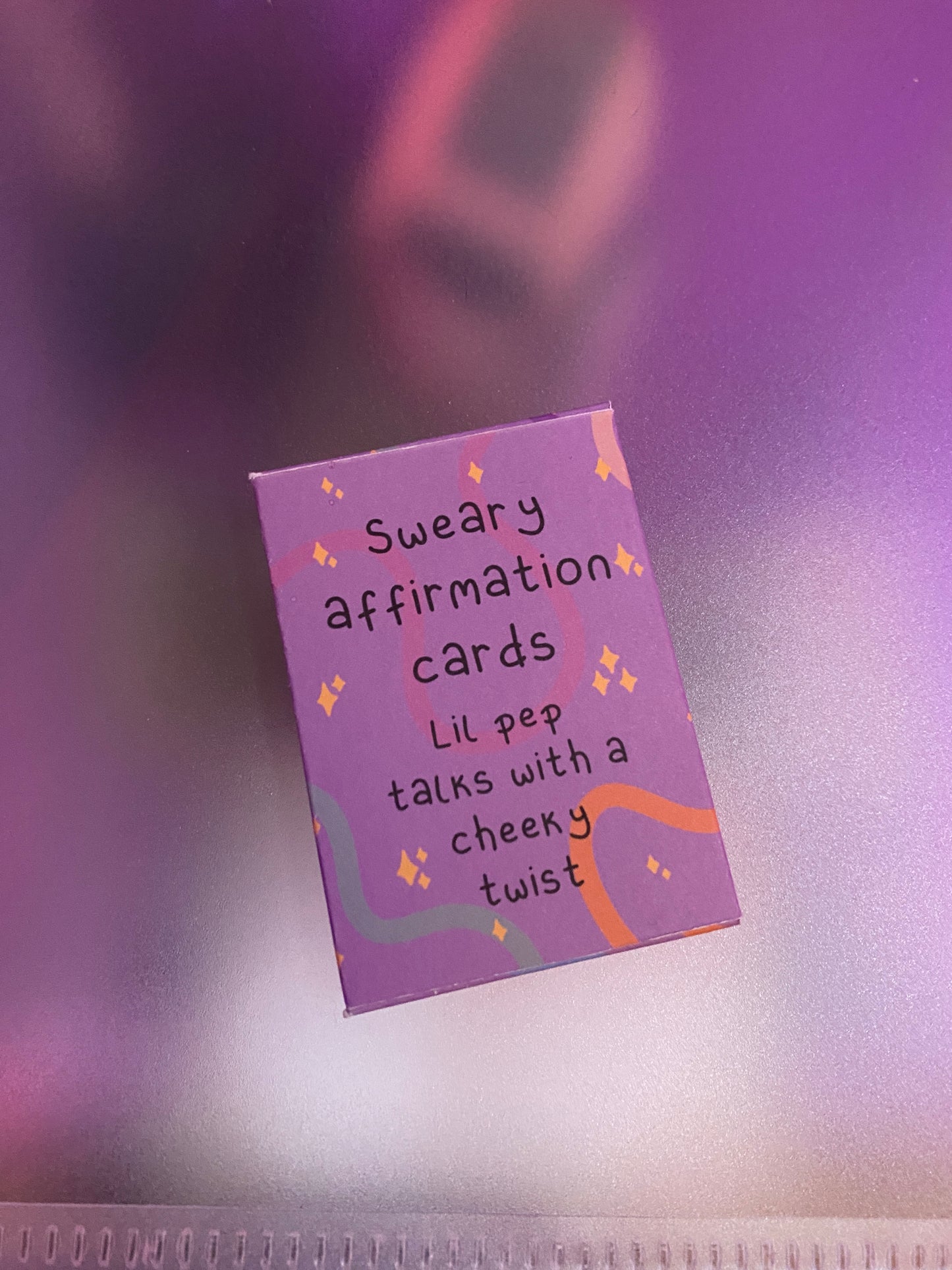 Sweary affirmation cards