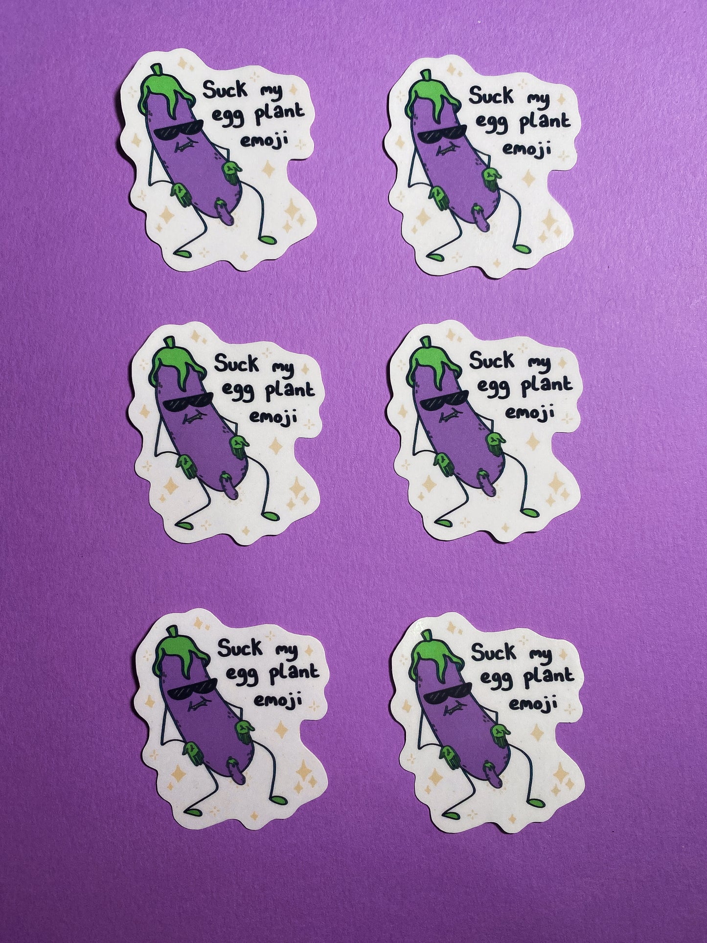 Suck my eggplant emoji sticker