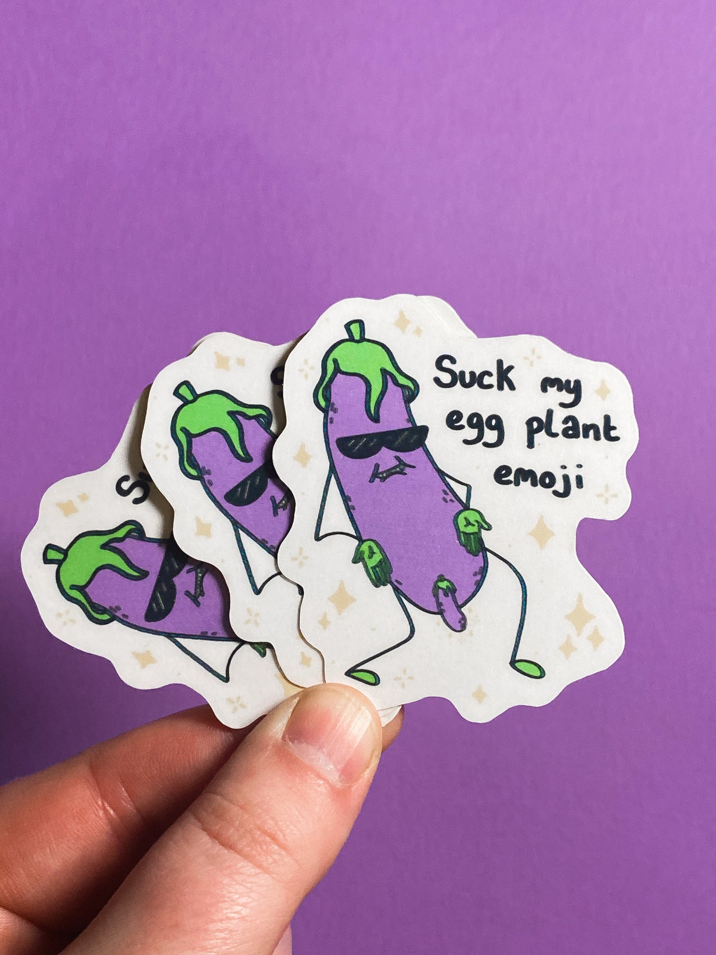 Suck my eggplant emoji sticker