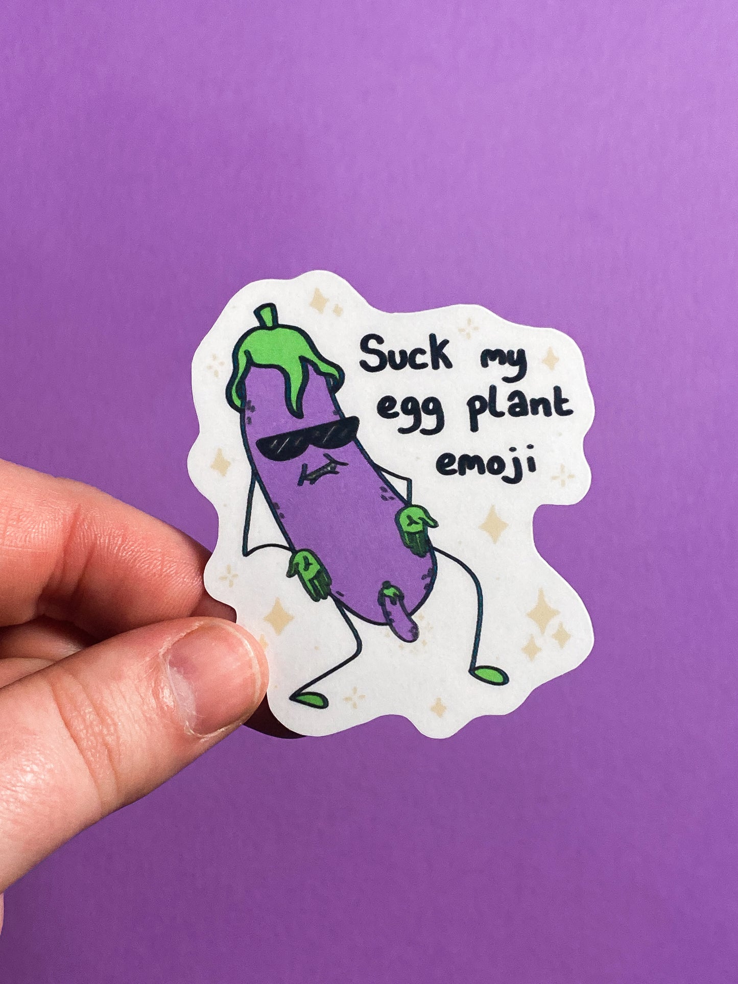 Suck my eggplant emoji sticker