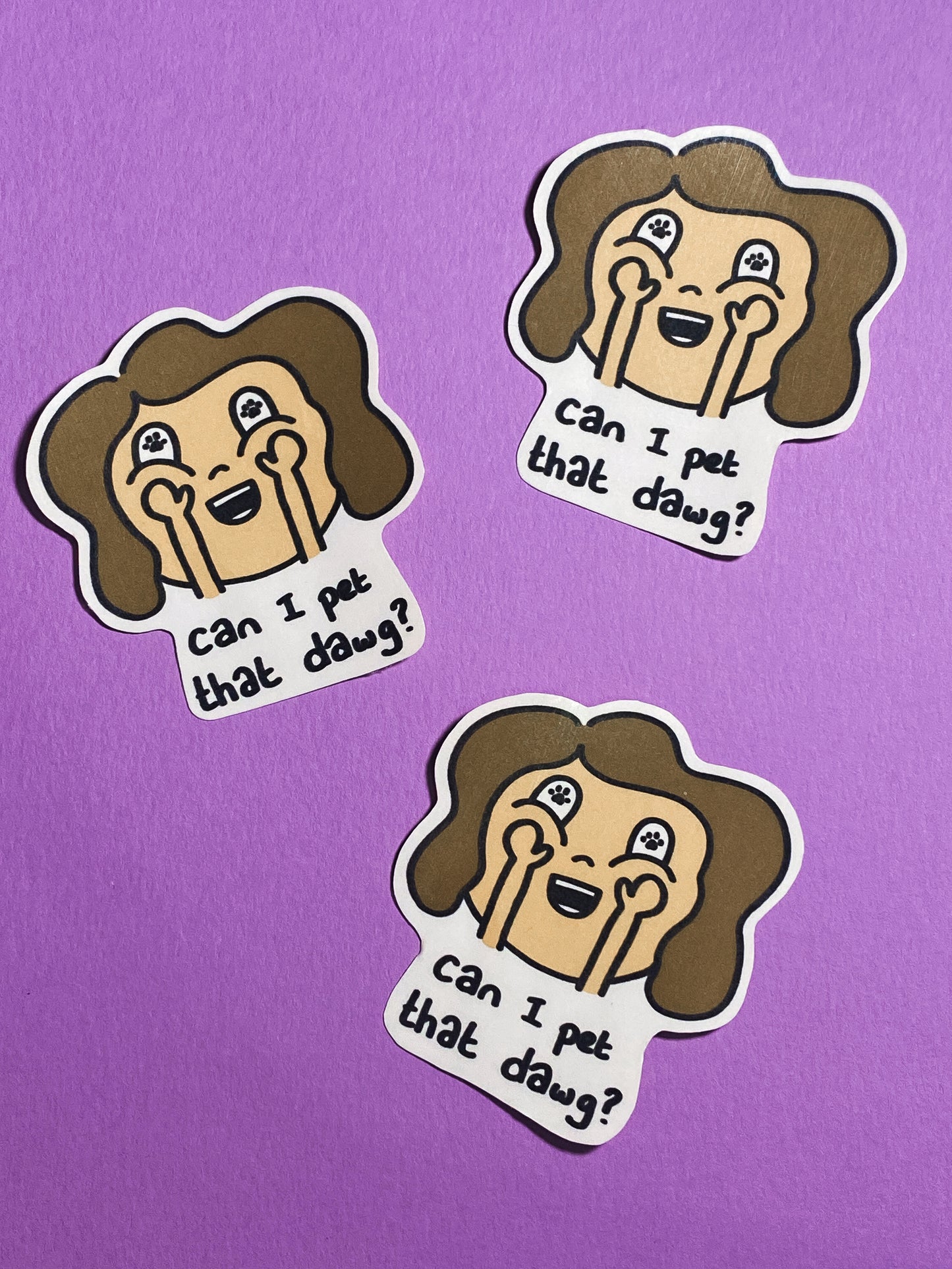 Can I pet that dawg sticker