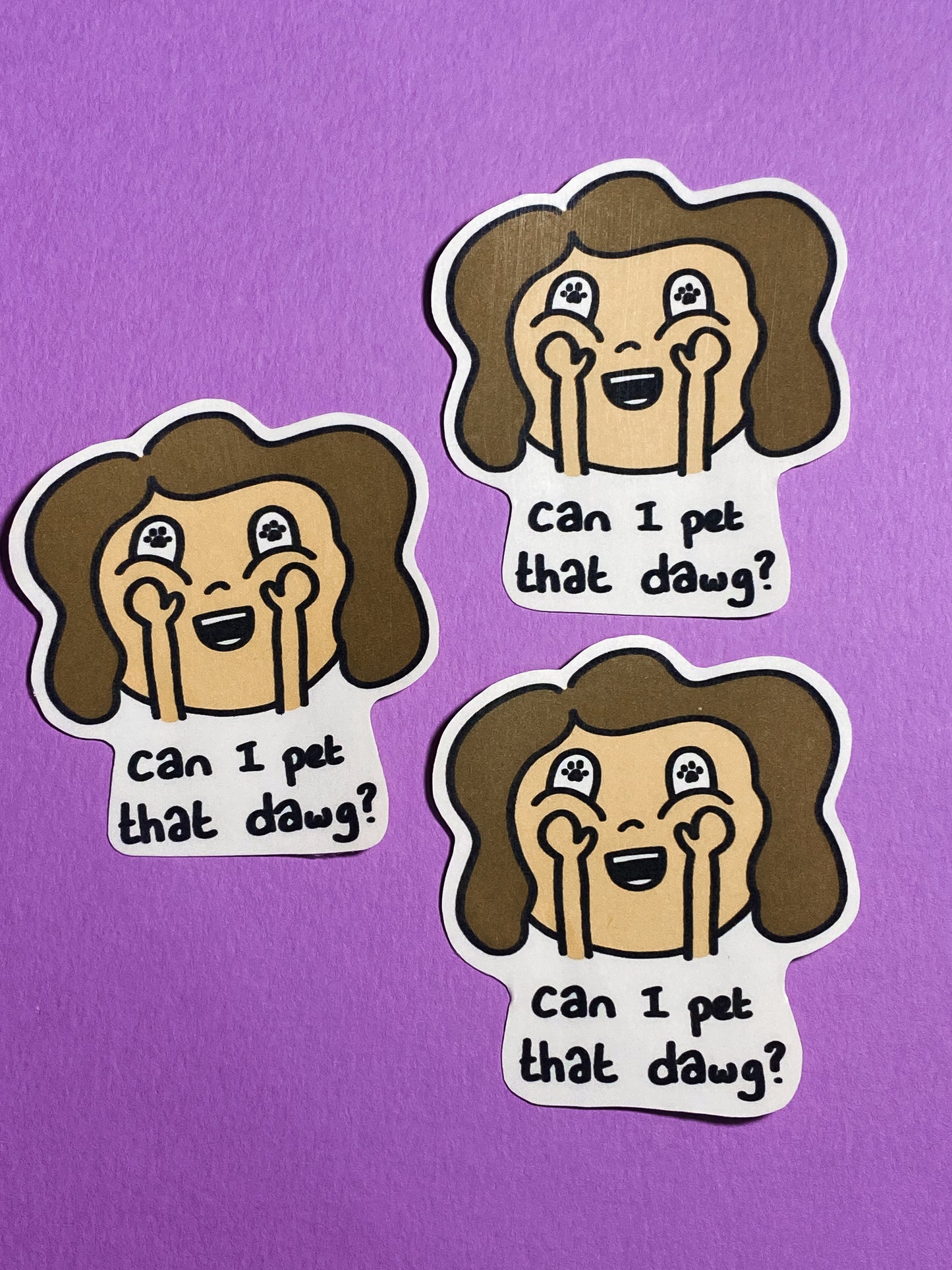 Can I pet that dawg sticker