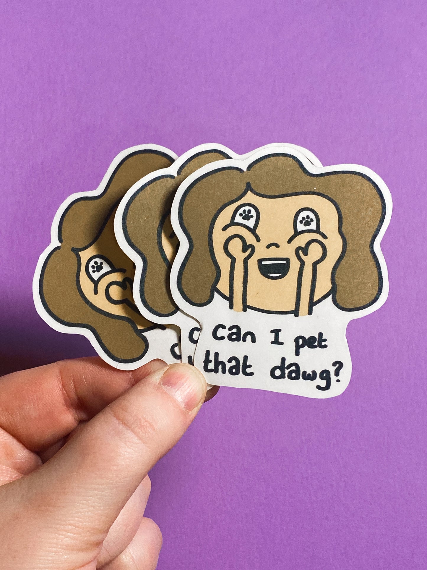 Can I pet that dawg sticker