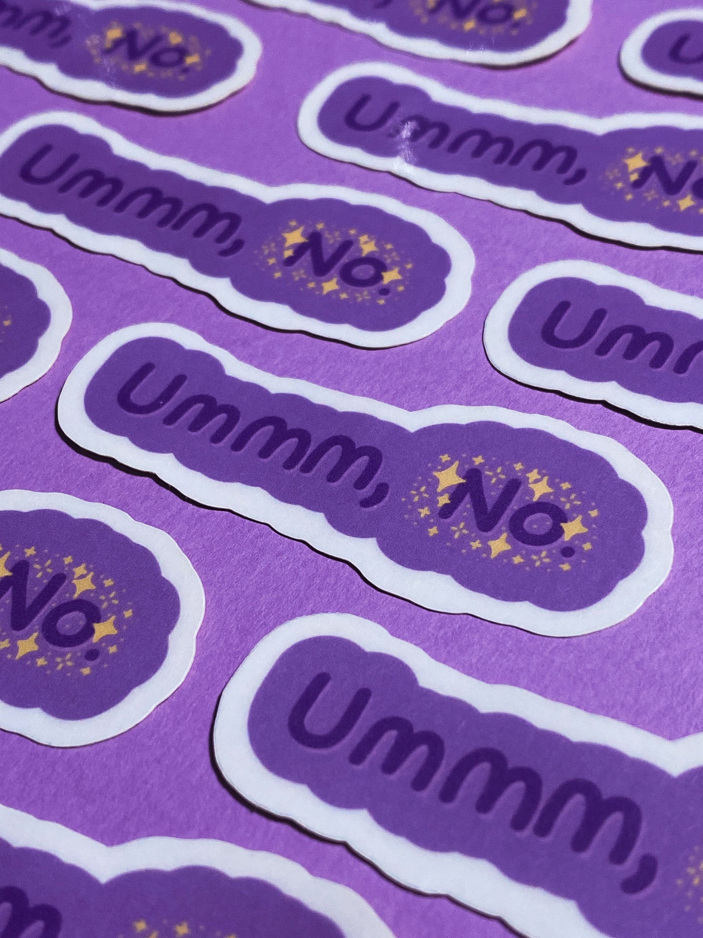Ummm no sticker