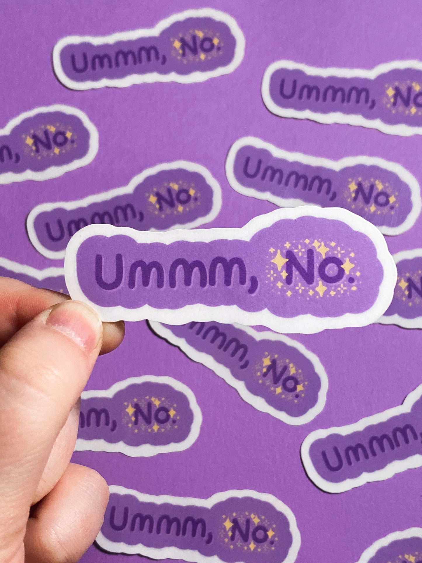 Ummm no sticker