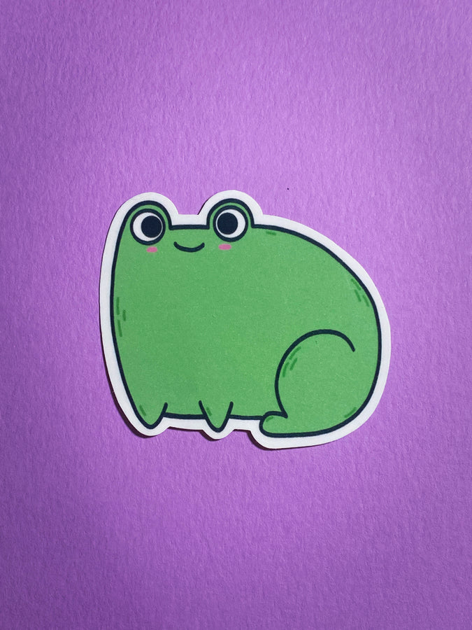 Frog sticker sticker