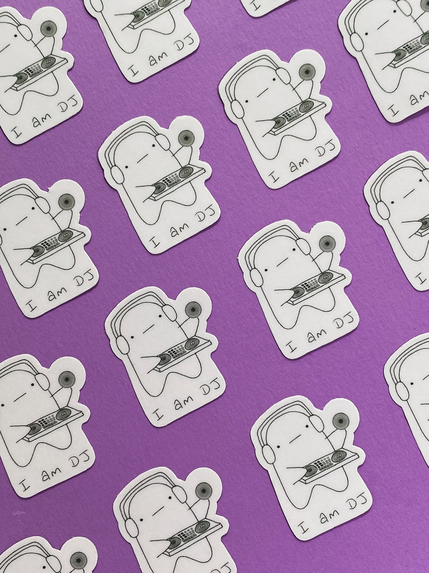 I am DJ ghostie sticker