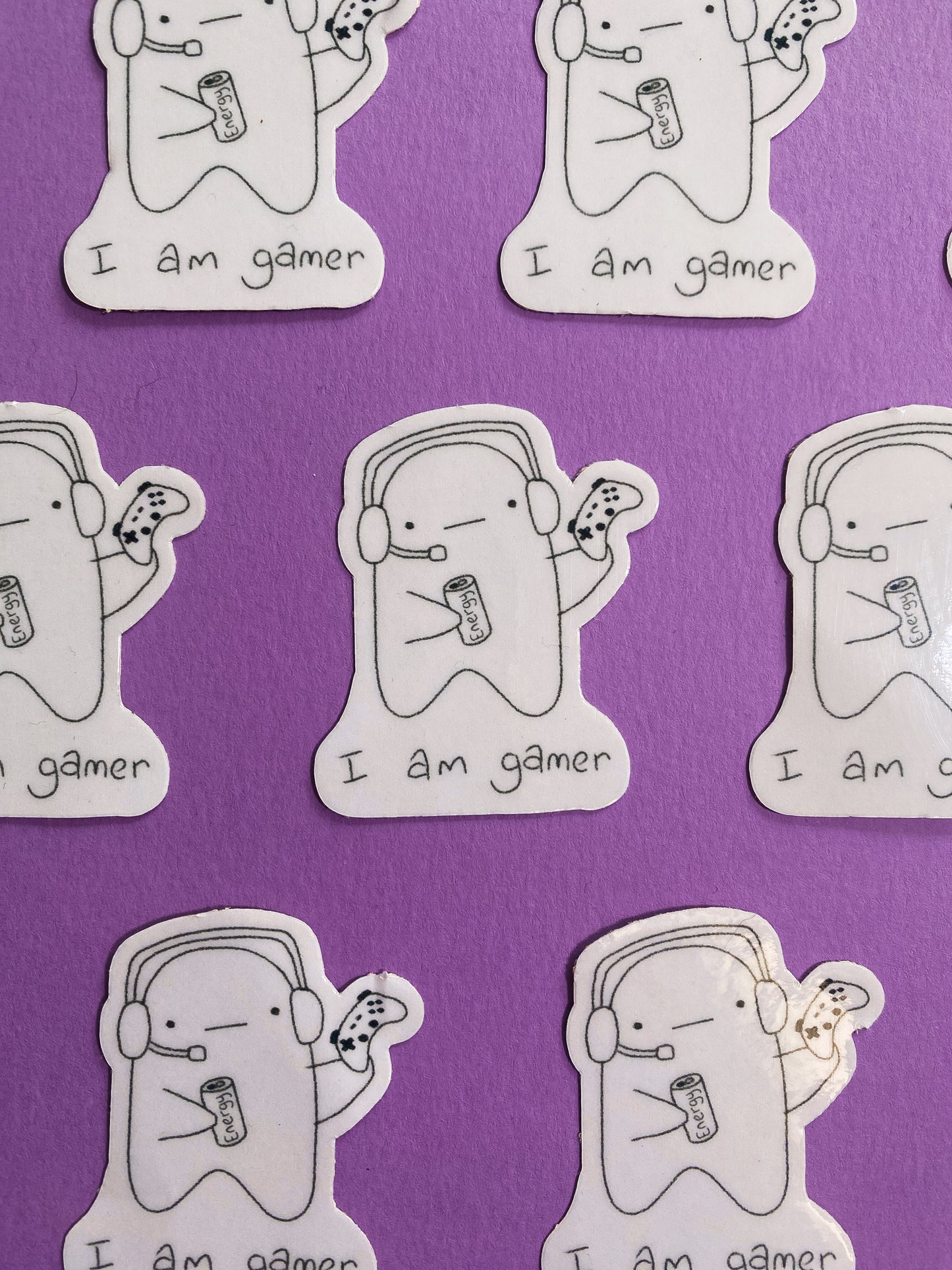 I am gamer ghostie sticker