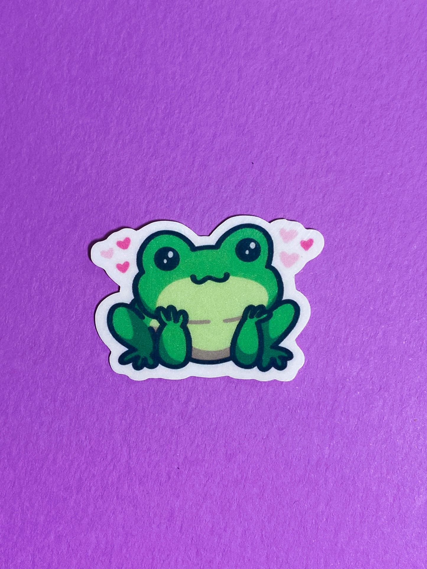 Cute tiny froggo sticker
