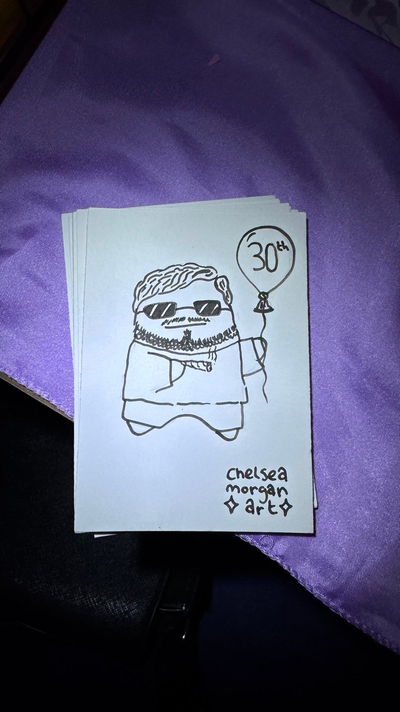 Get drawn as a ghost