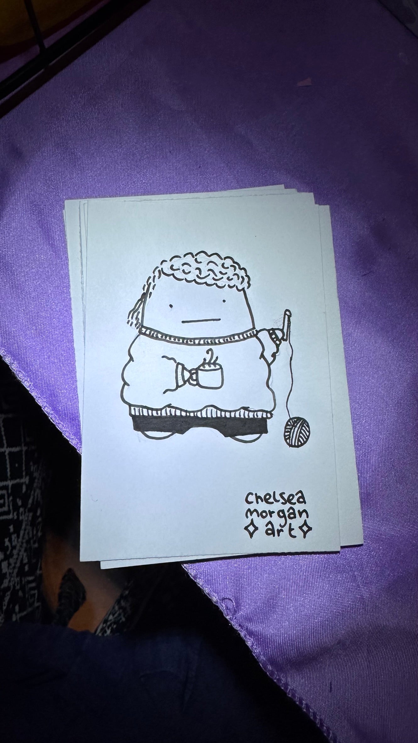 Get drawn as a ghost