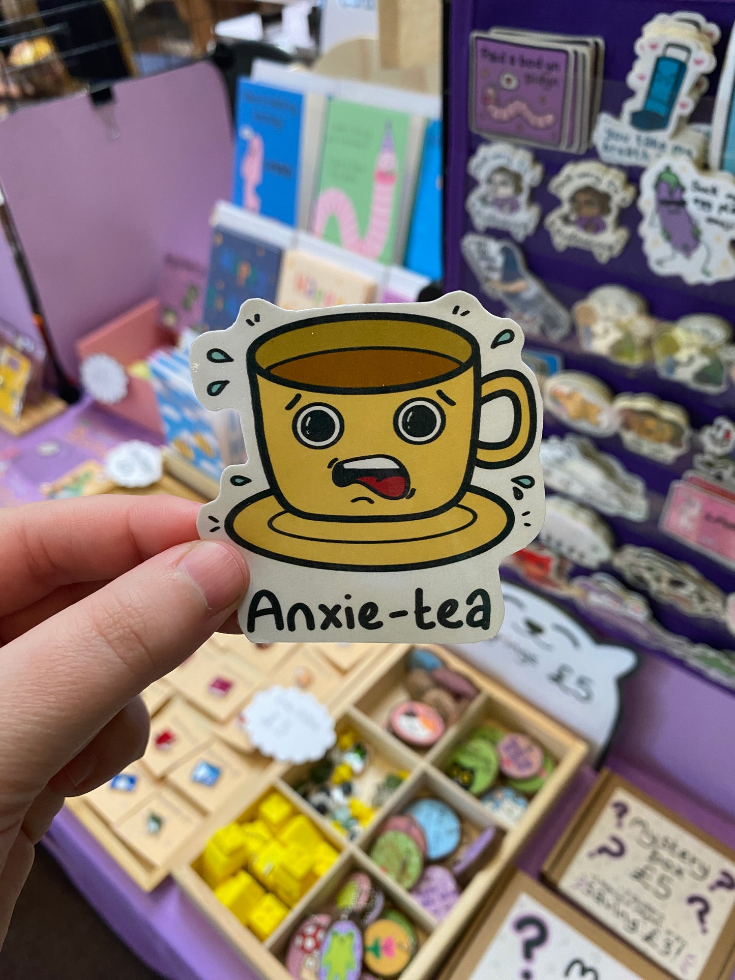 Anxie-tea sticker