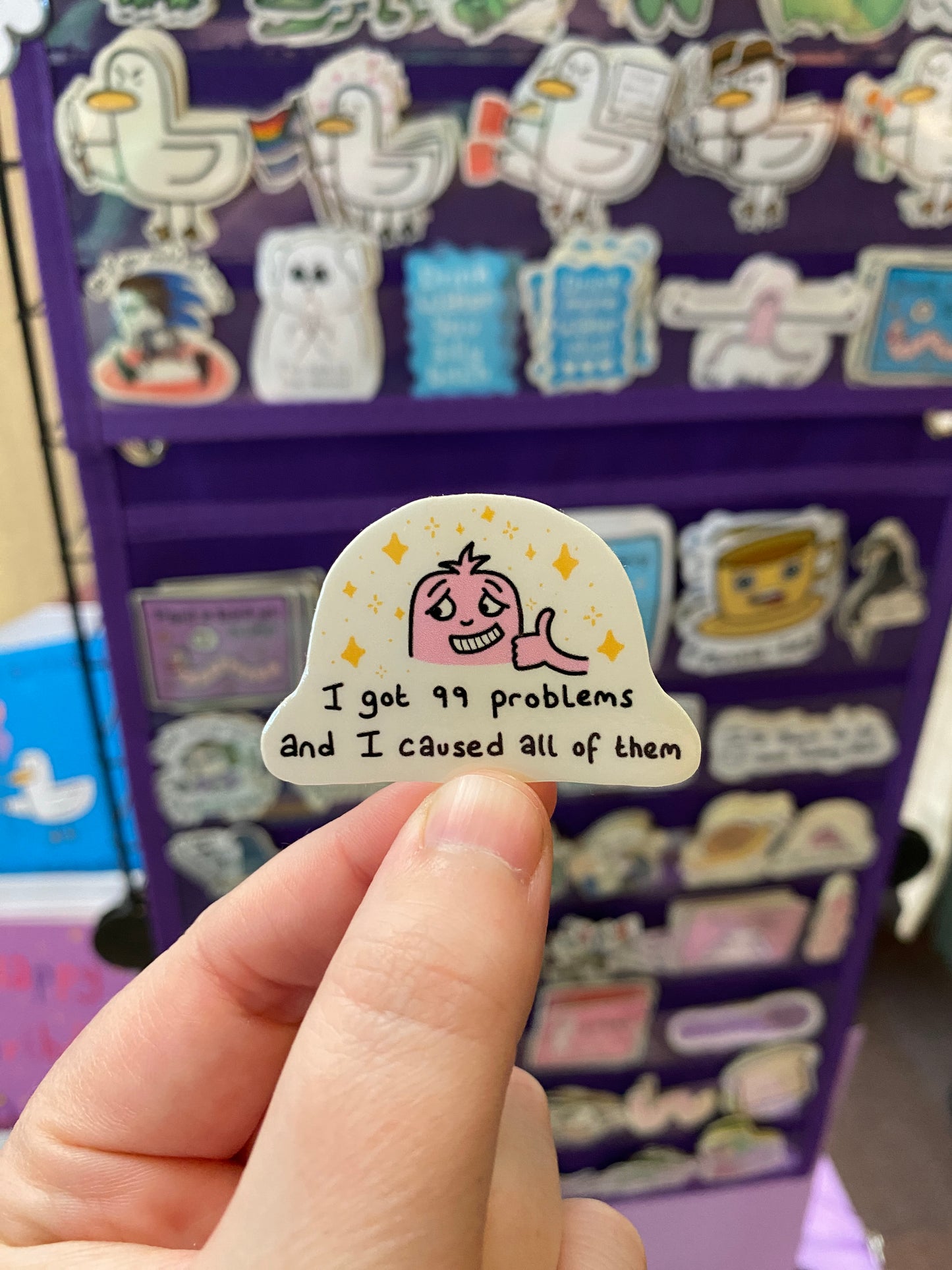 99 Problems and I caused all of them sticker