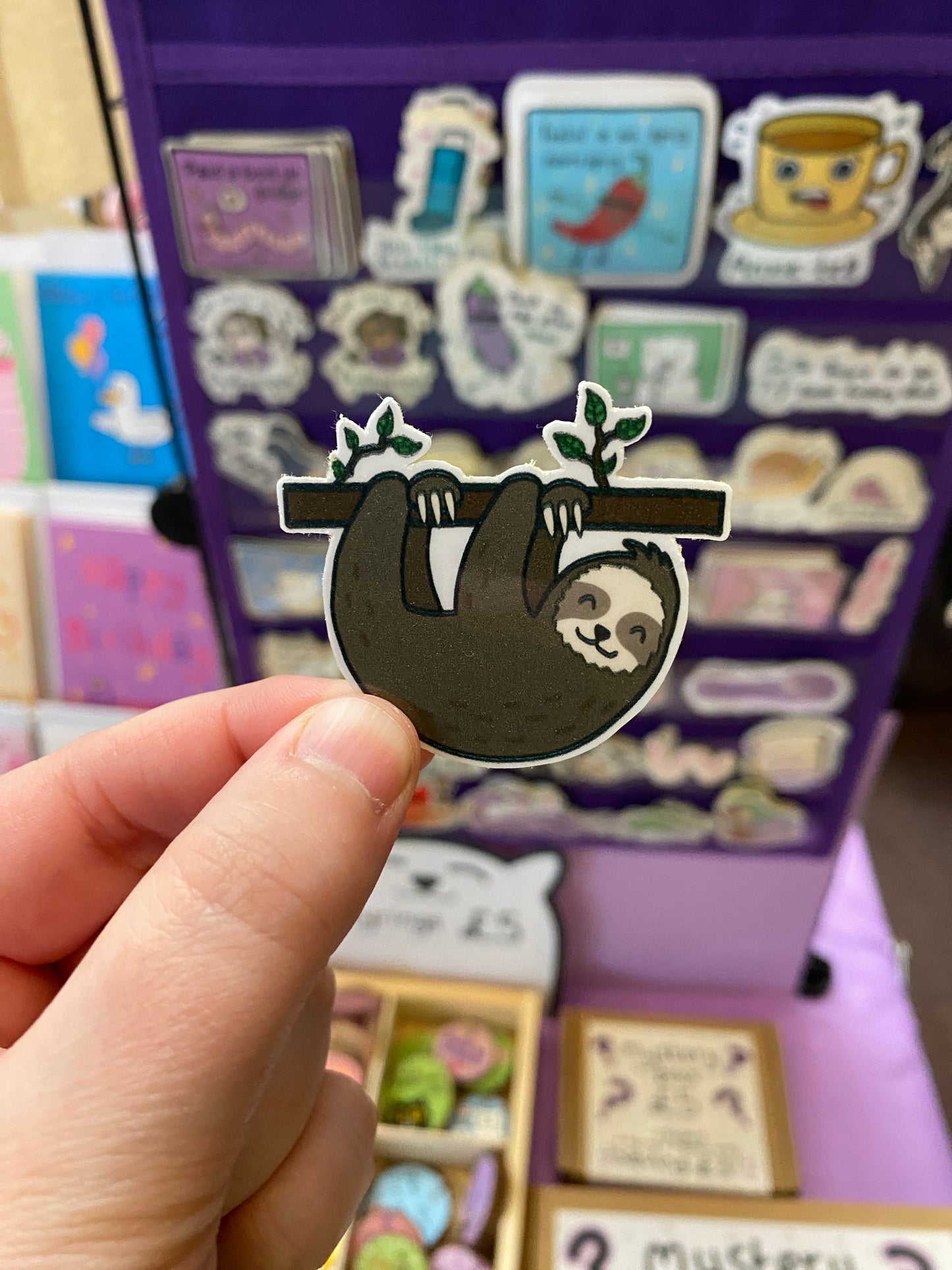 Sloth sticker