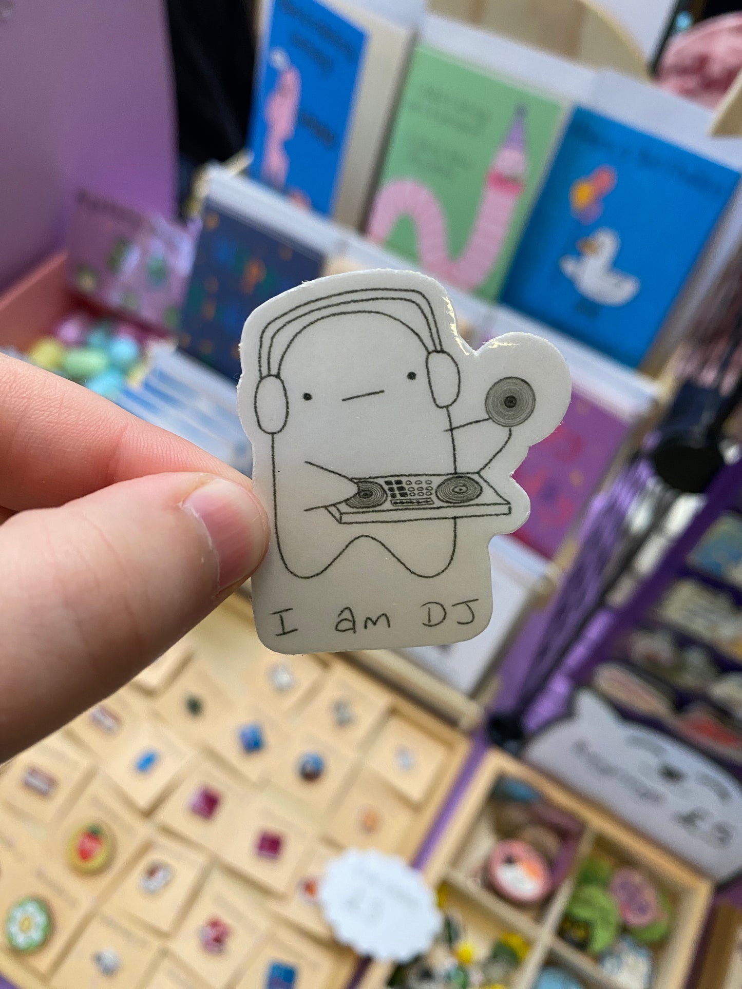 I am DJ ghostie sticker