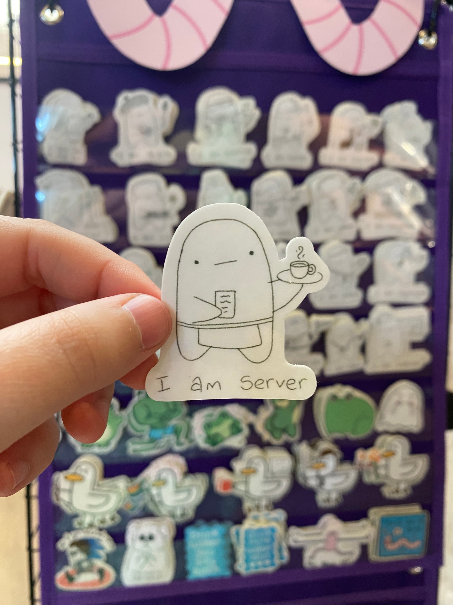I am server ghostie sticker
