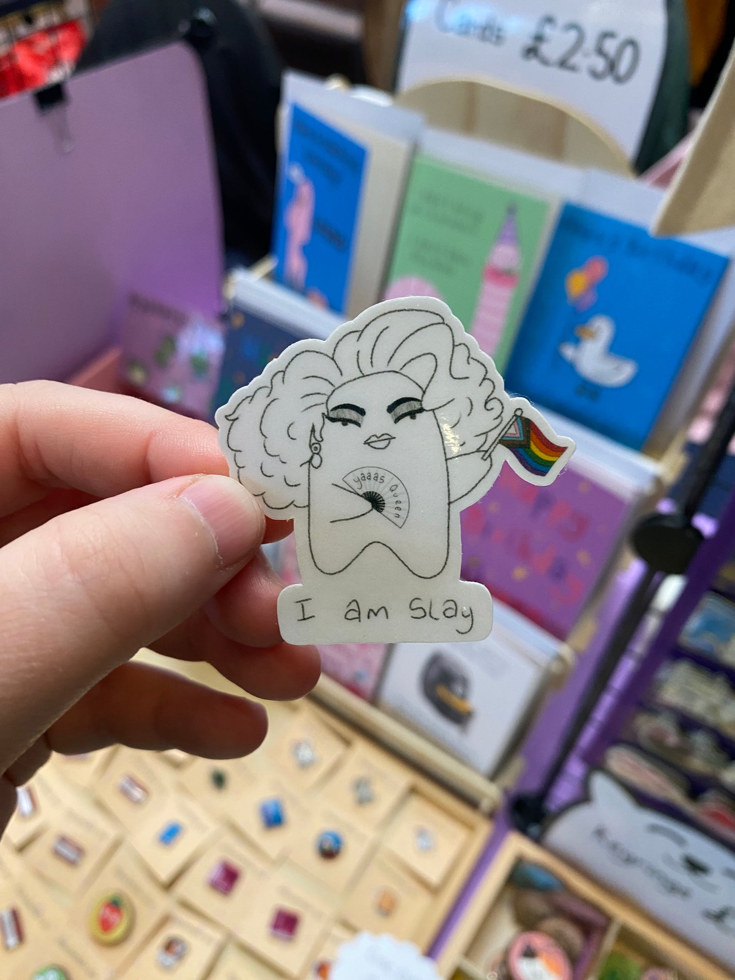 I am slay ghostie sticker
