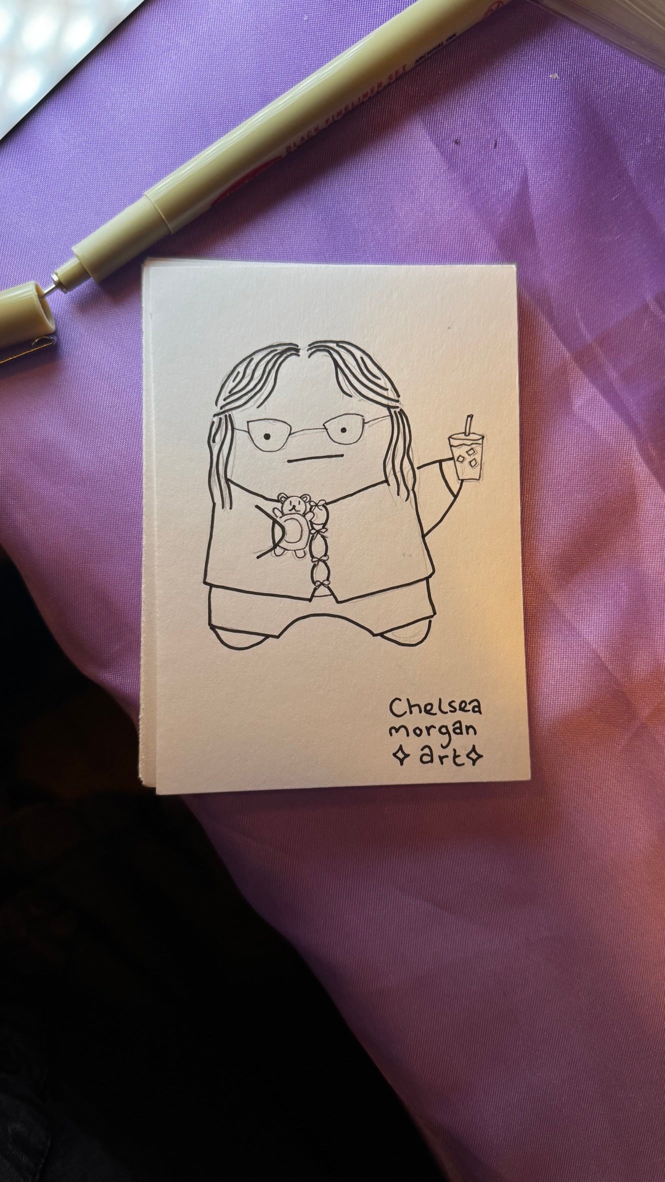 Get drawn as a ghost