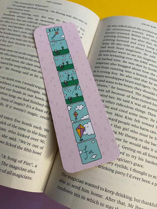 Kite comic bookmark