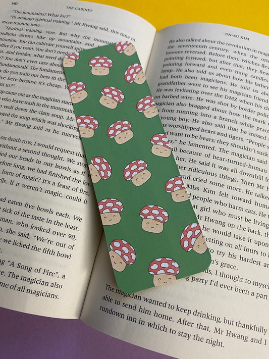 Mushroom bookmark