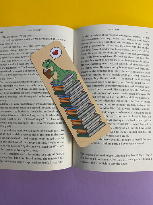 Dino reader bookmark
