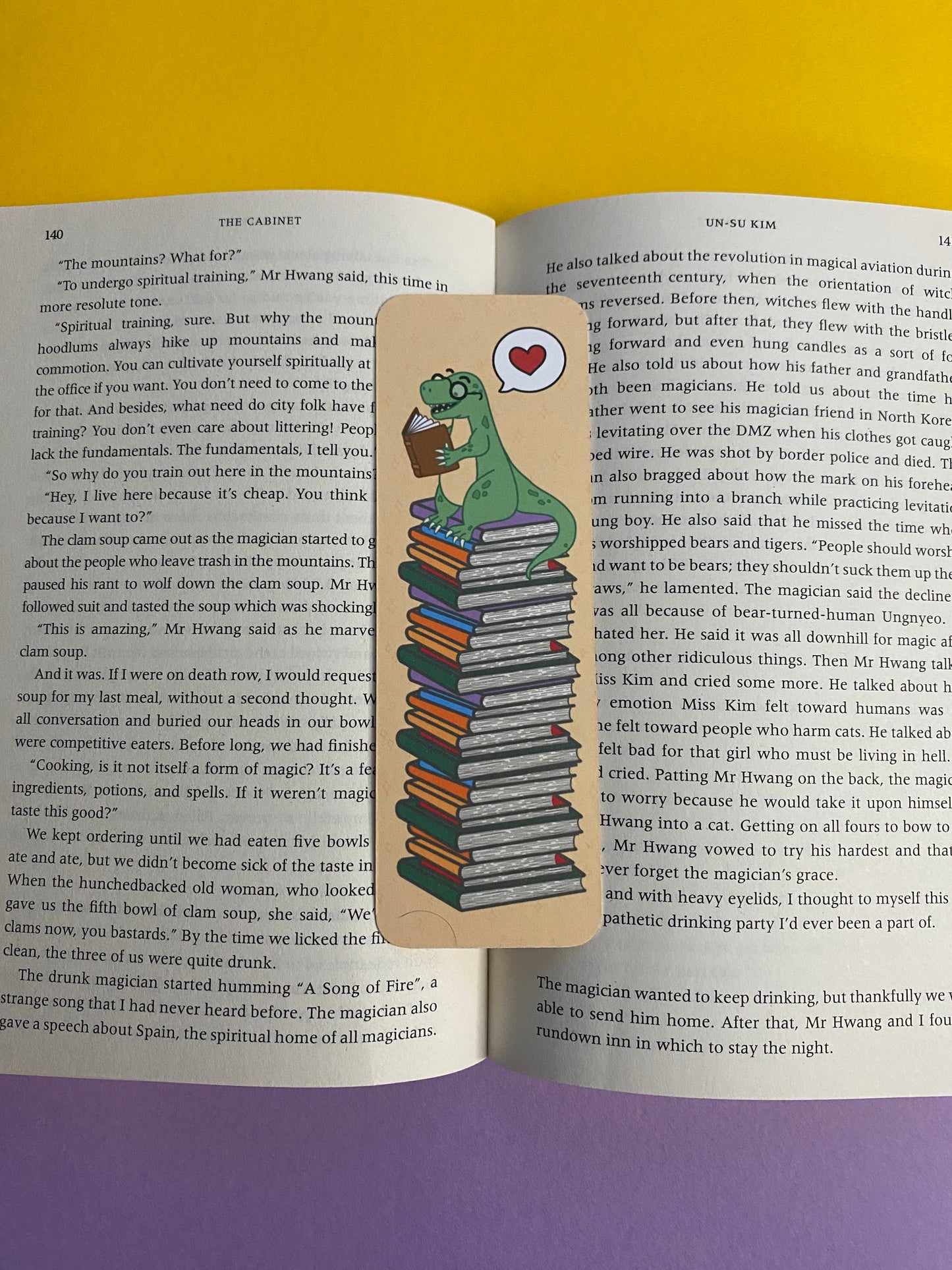Dino reader bookmark
