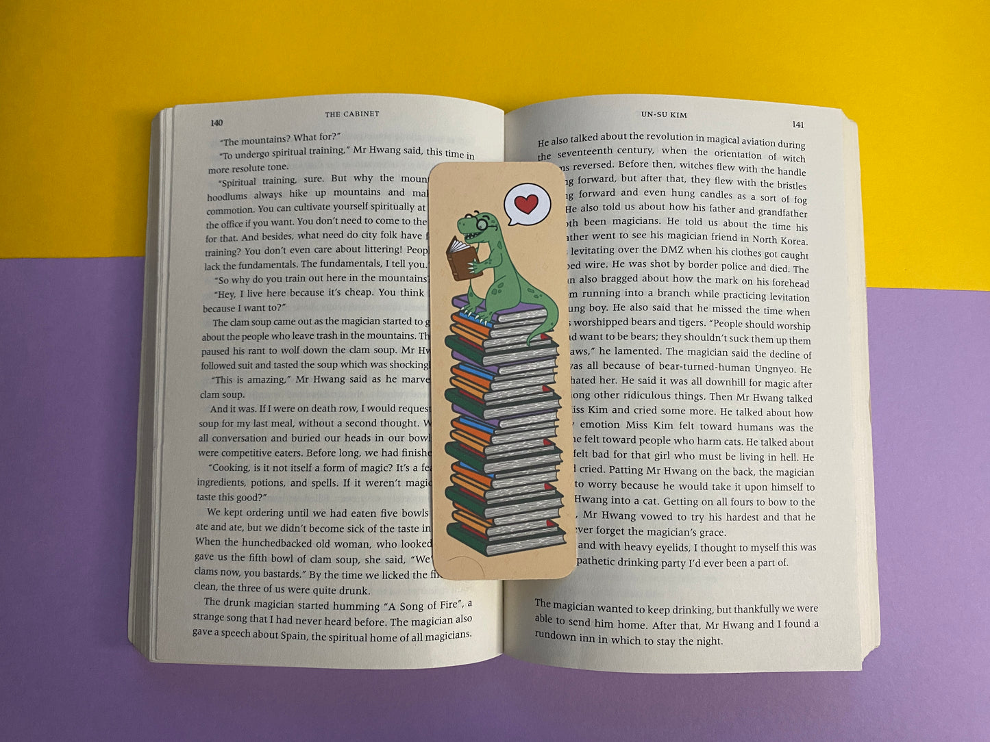 Dino reader bookmark