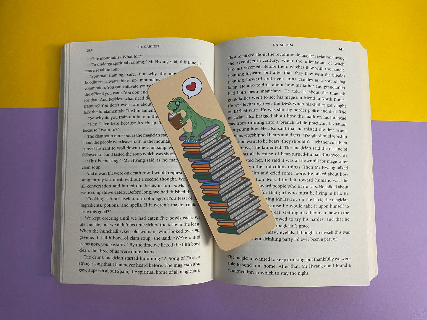 Dino reader bookmark