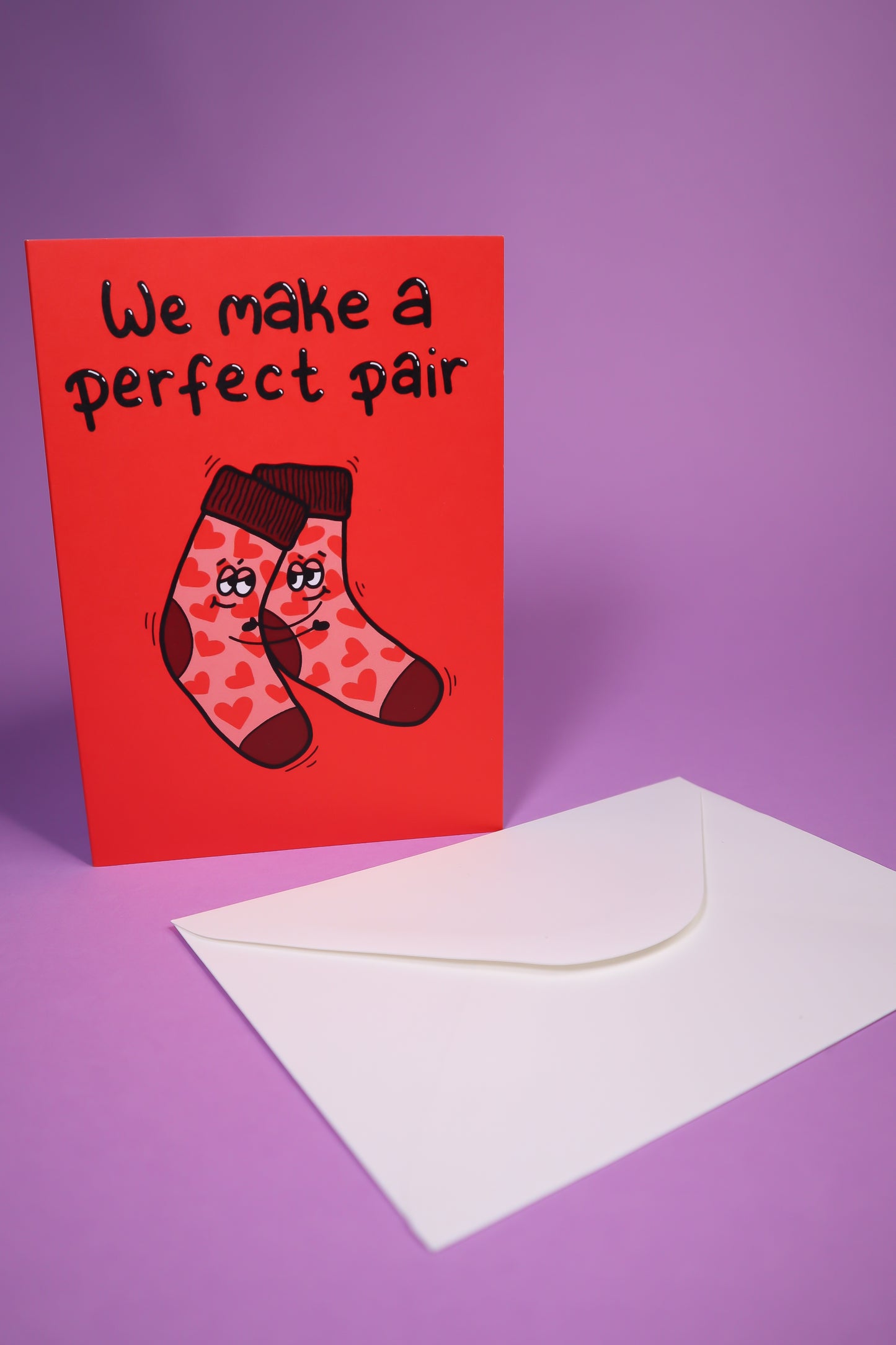 We make the perfect pair greetings card