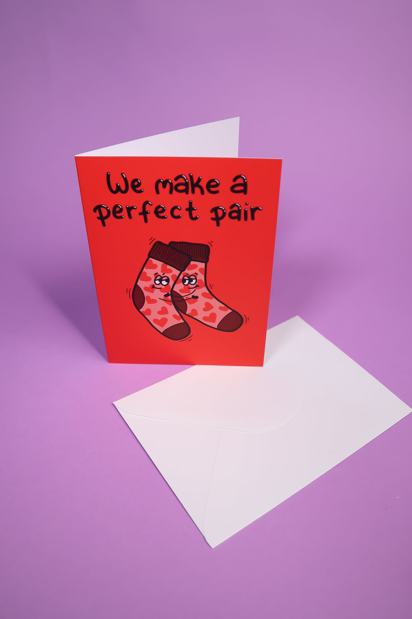 We make the perfect pair greetings card