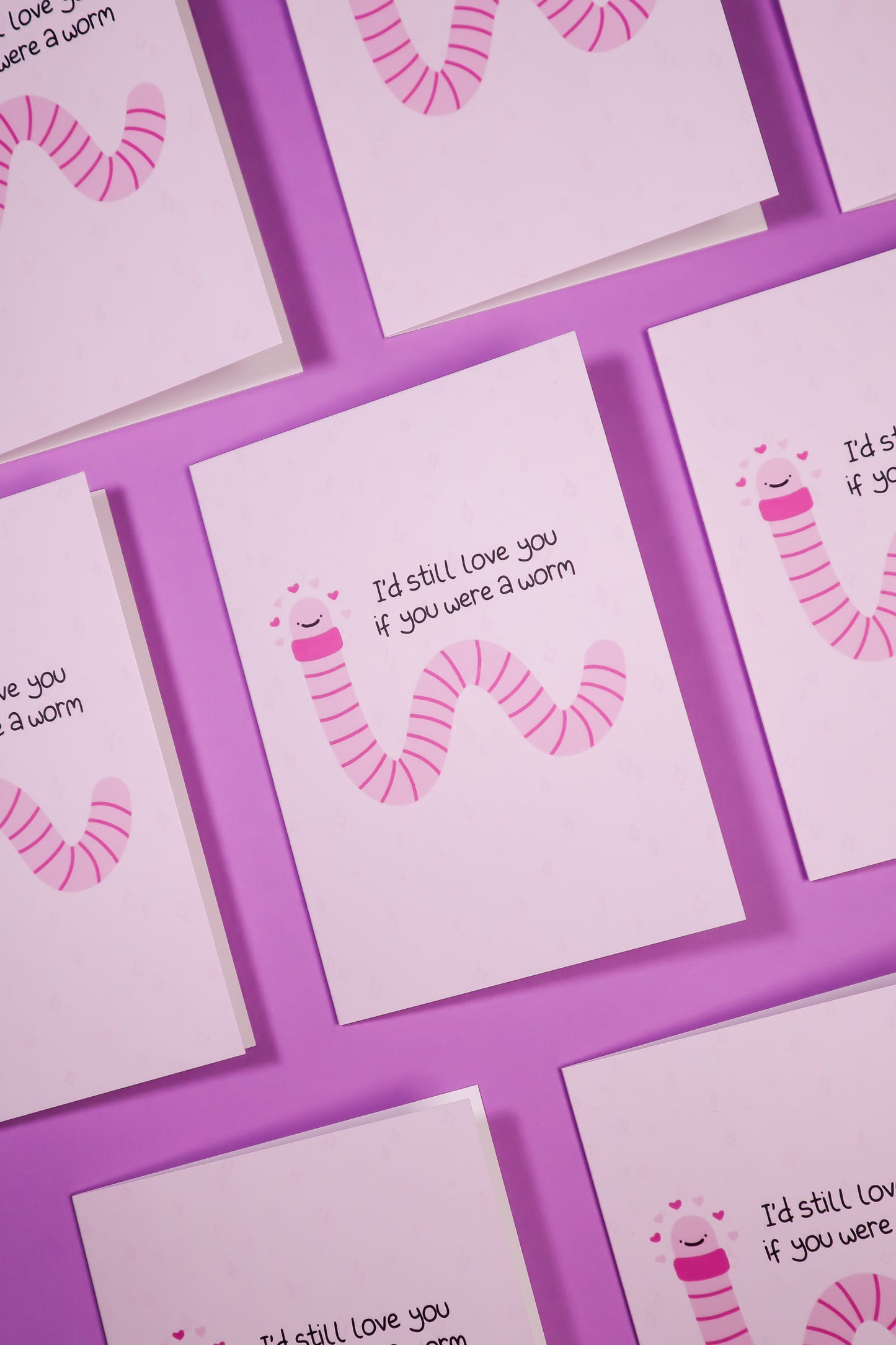 I'd still love you if you were a worm card greetings card