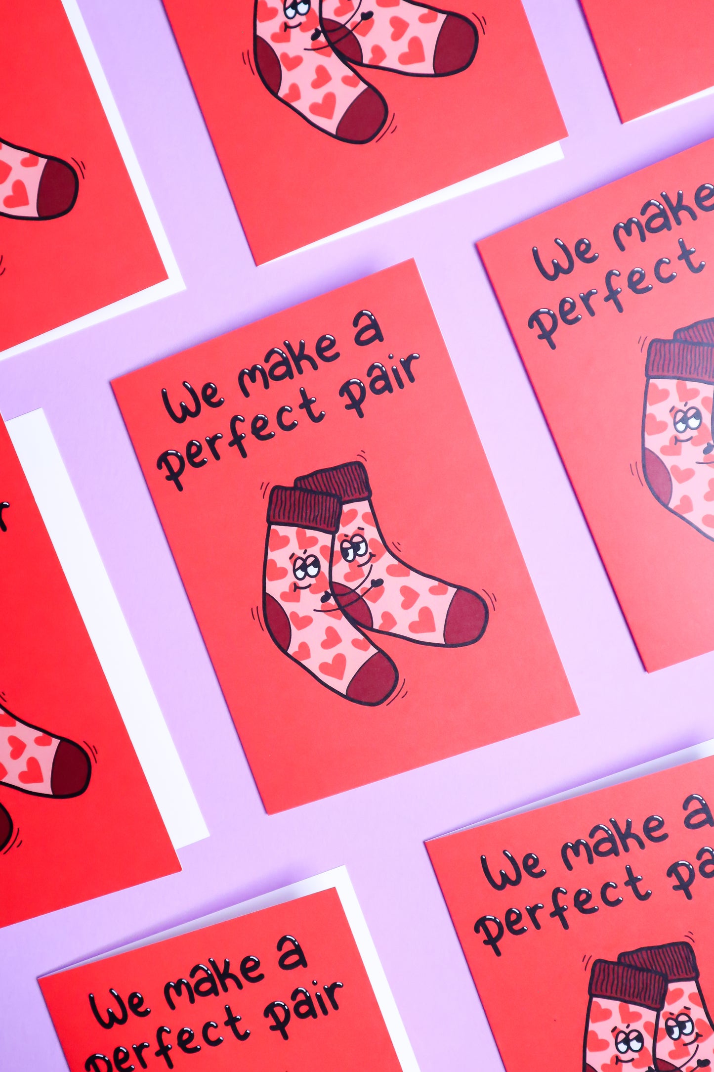 We make the perfect pair greetings card