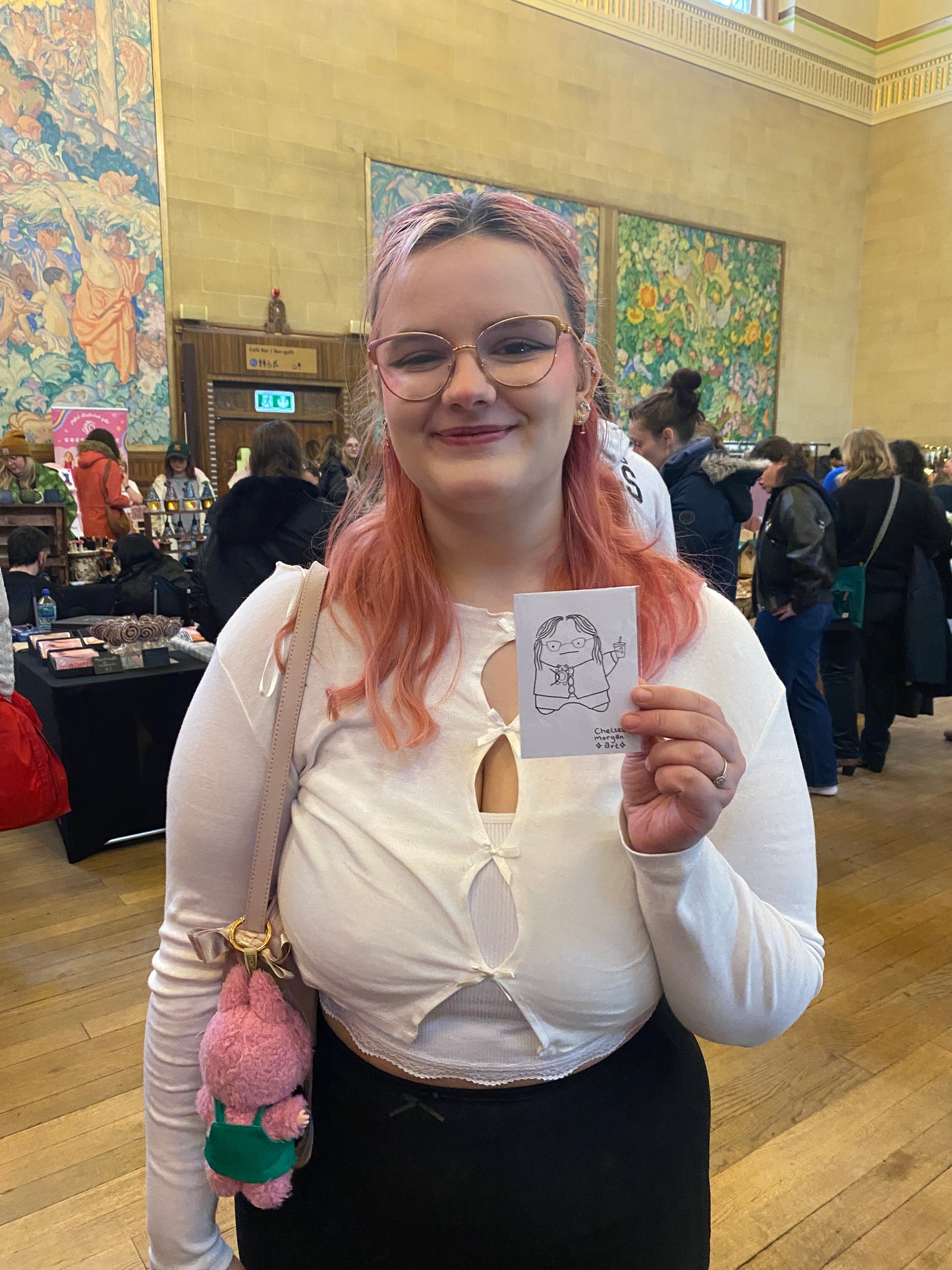 Get drawn as a ghost