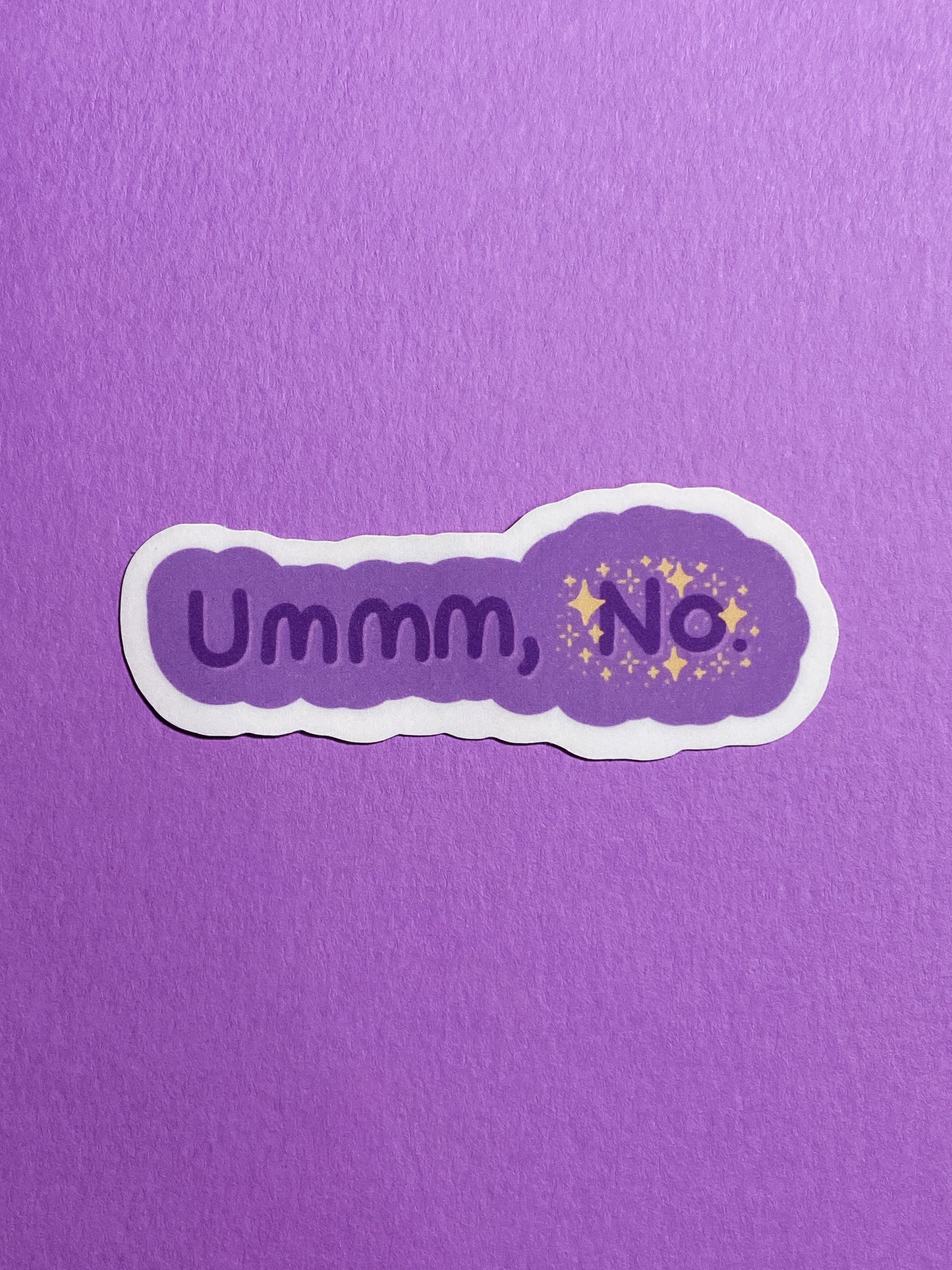 Ummm no sticker