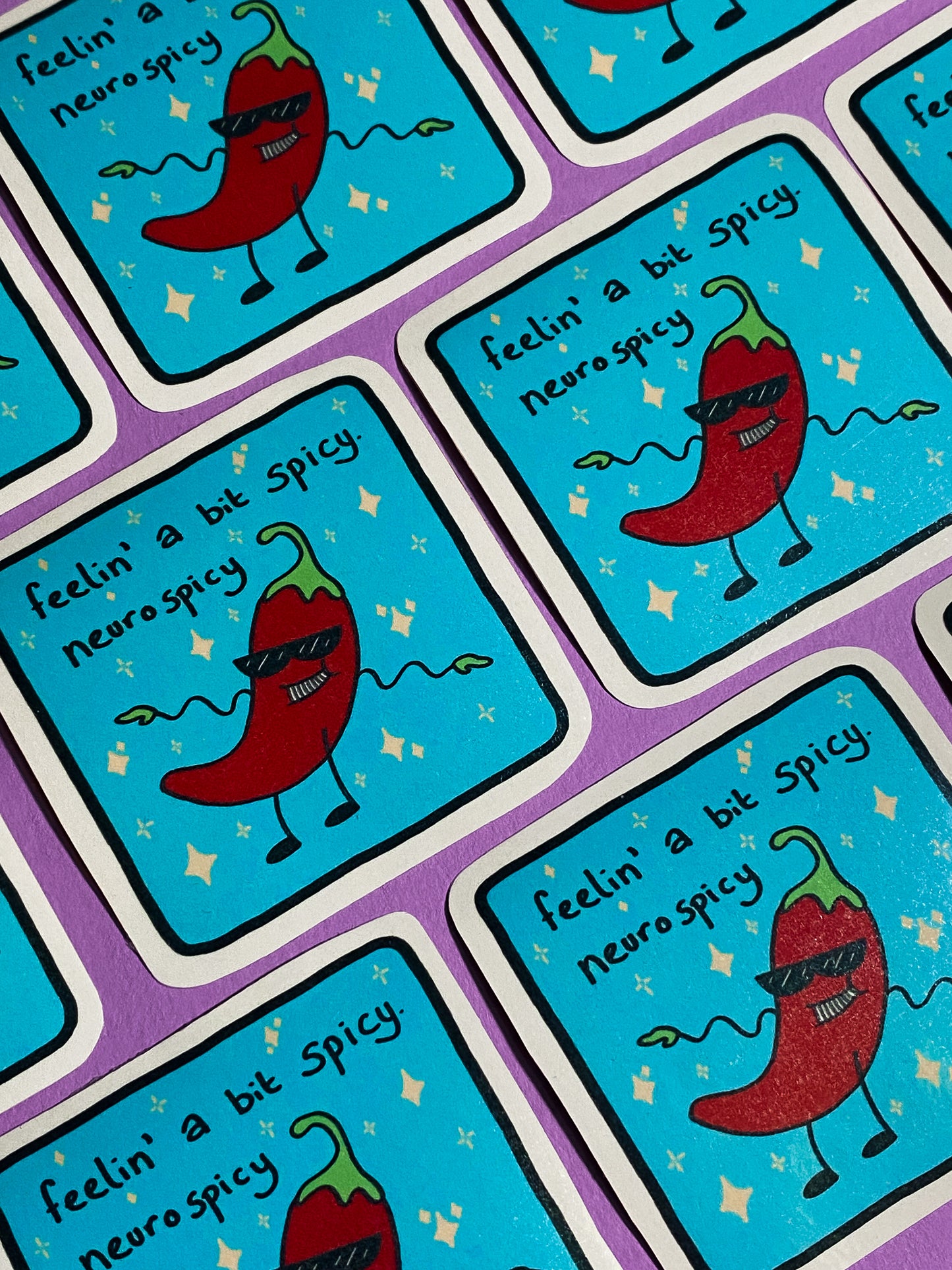 Feelin' neurospicy sticker