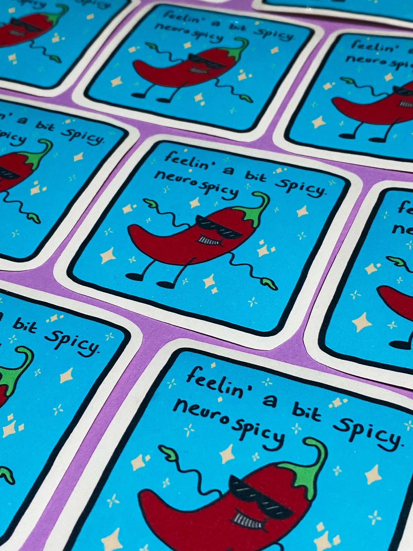 Feelin' neurospicy sticker