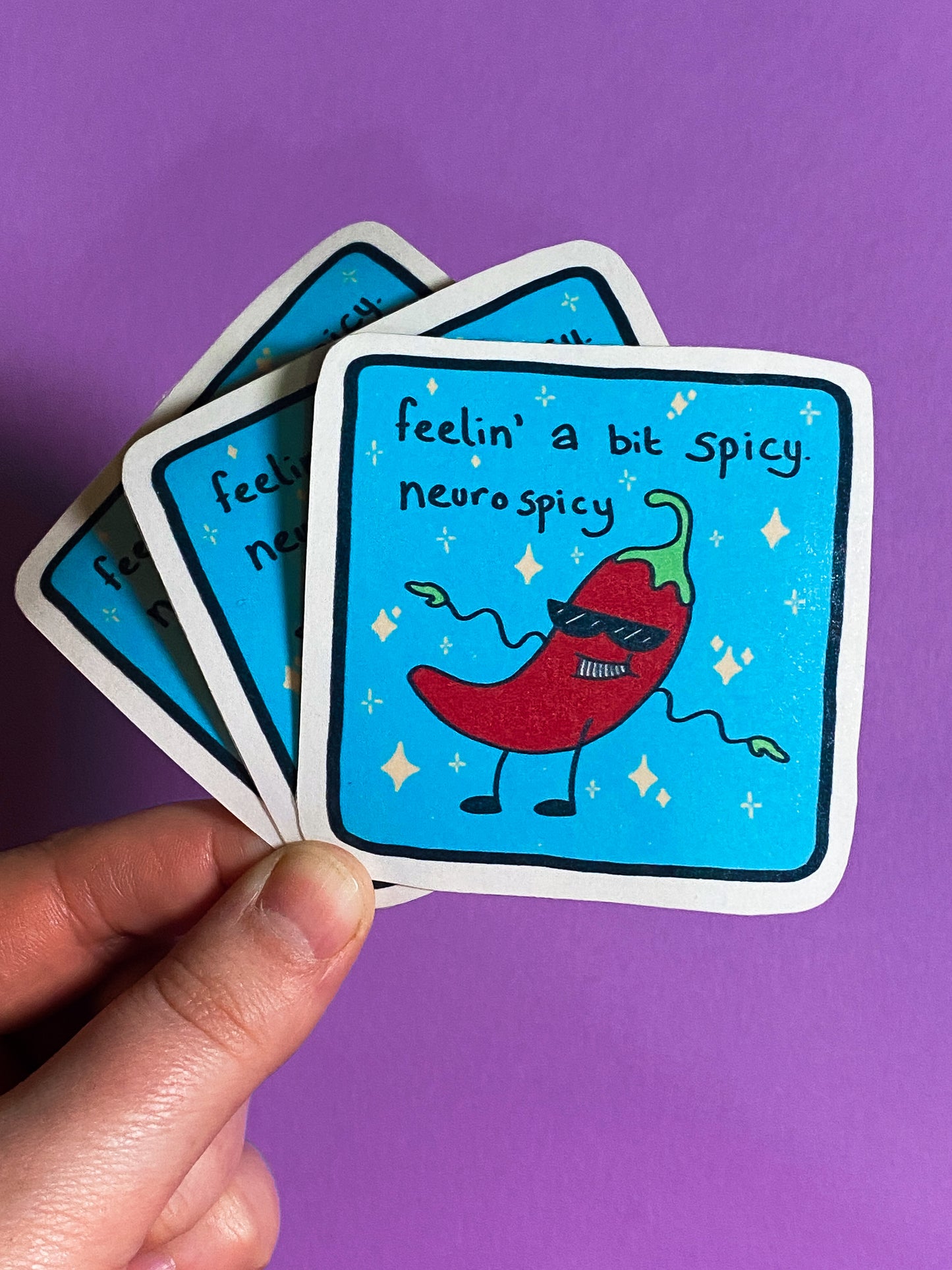 Feelin' neurospicy sticker