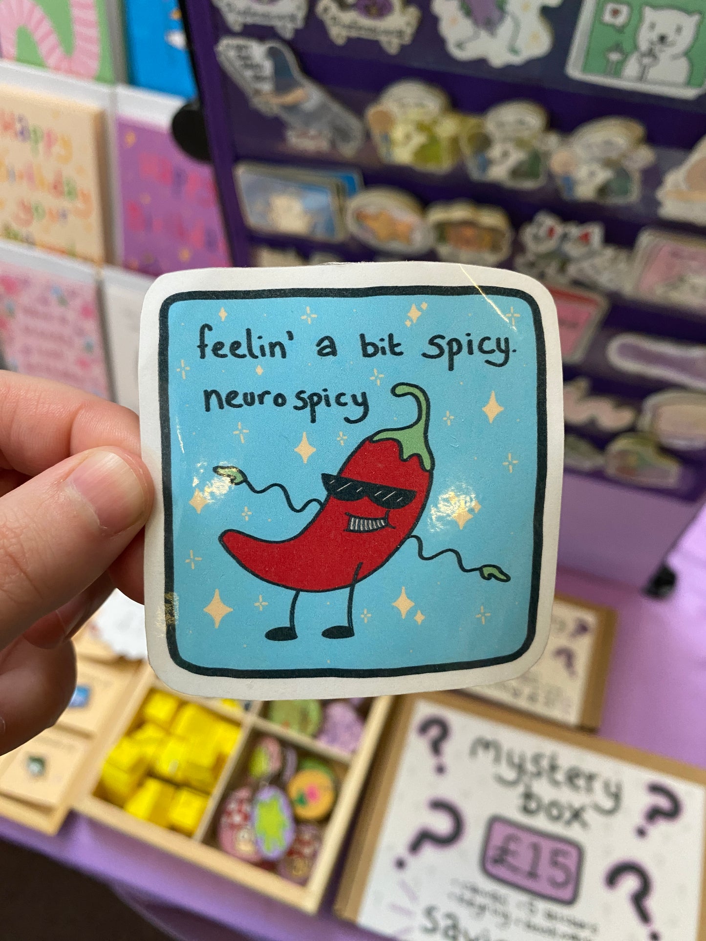 Feelin' neurospicy sticker