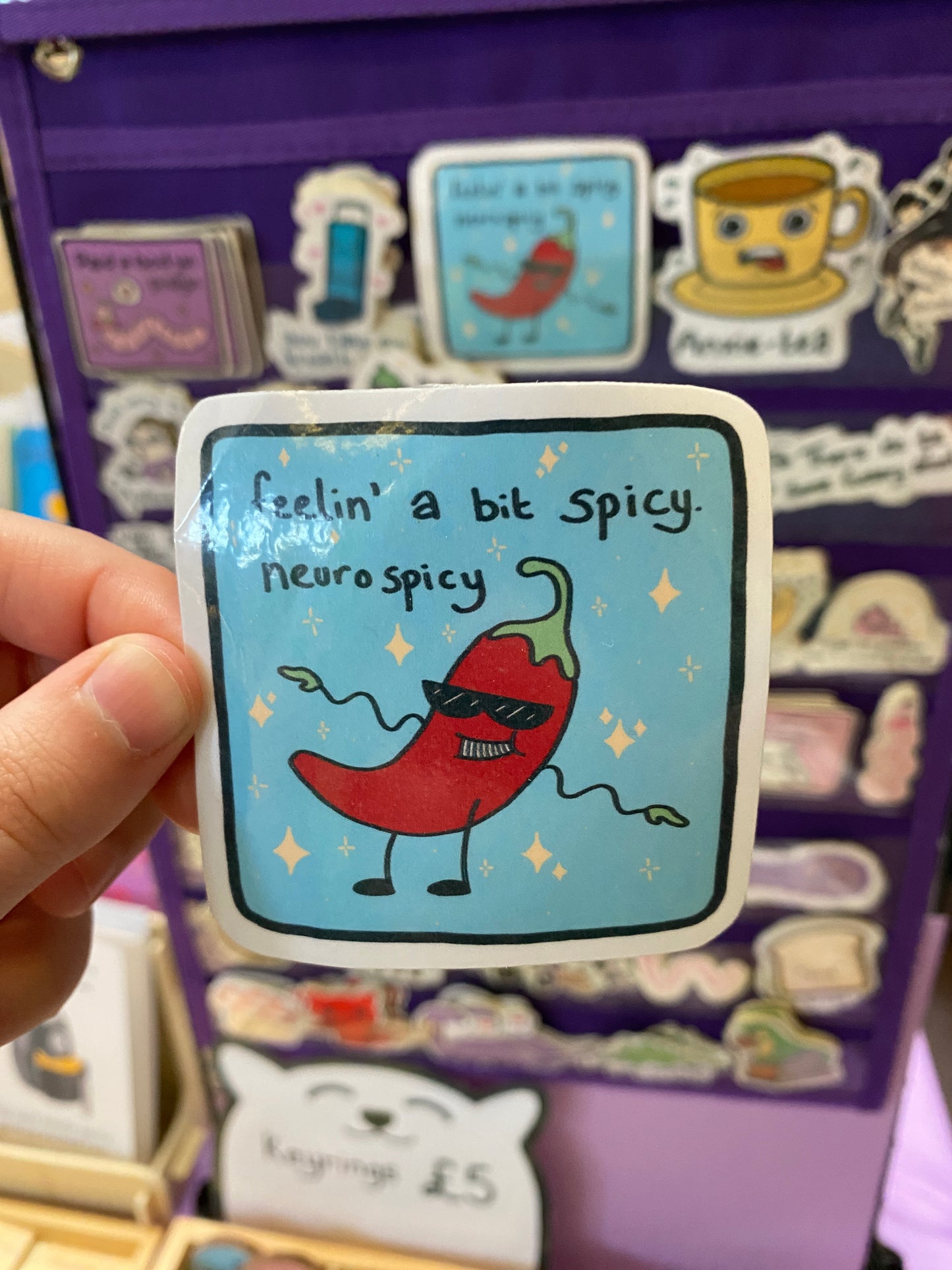 Feelin' neurospicy sticker