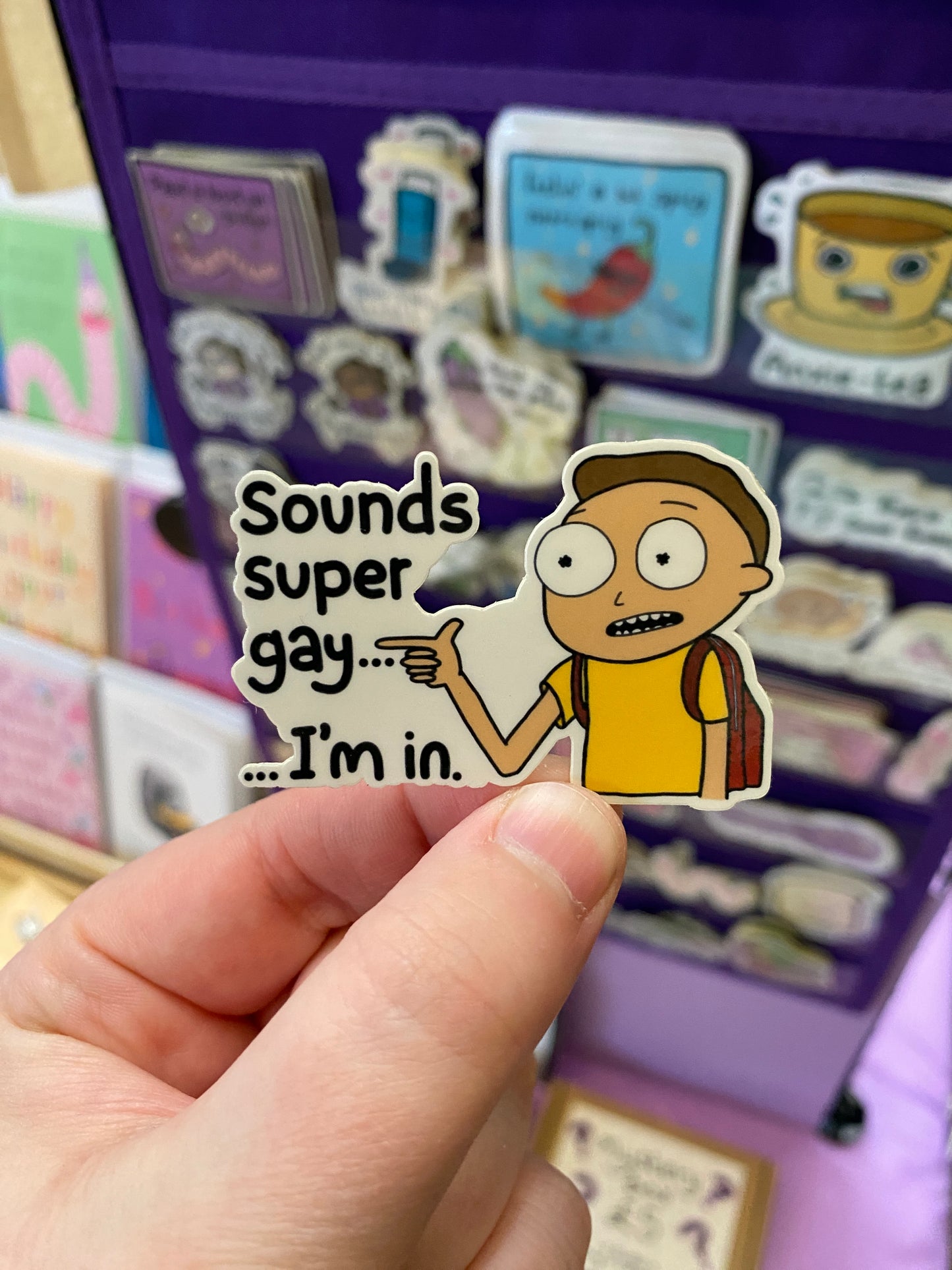 Sounds super gay... I'm in! sticker