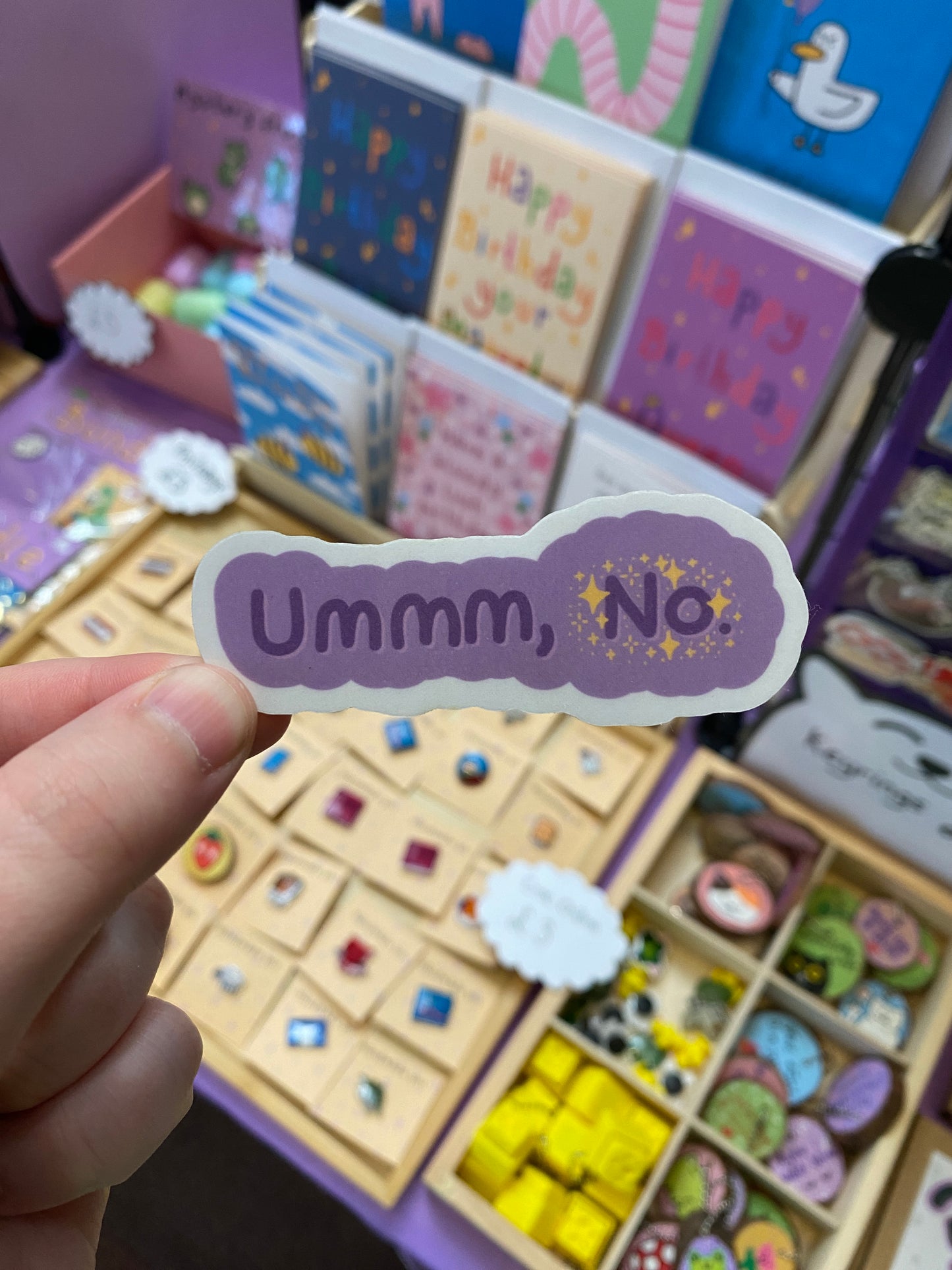 Ummm no sticker