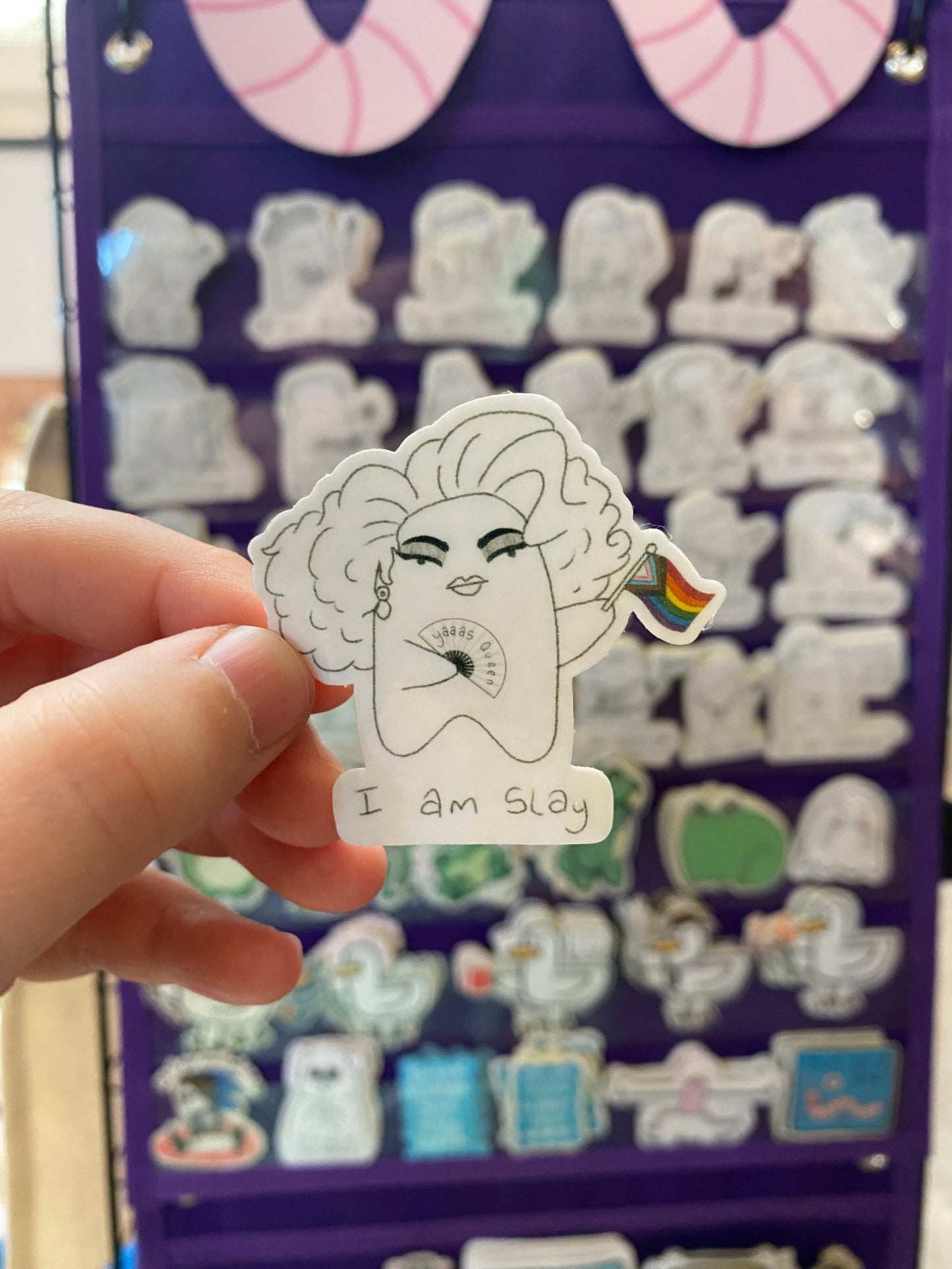 I am slay ghostie sticker
