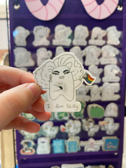 I am slay ghostie sticker