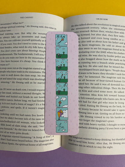 Kite comic bookmark