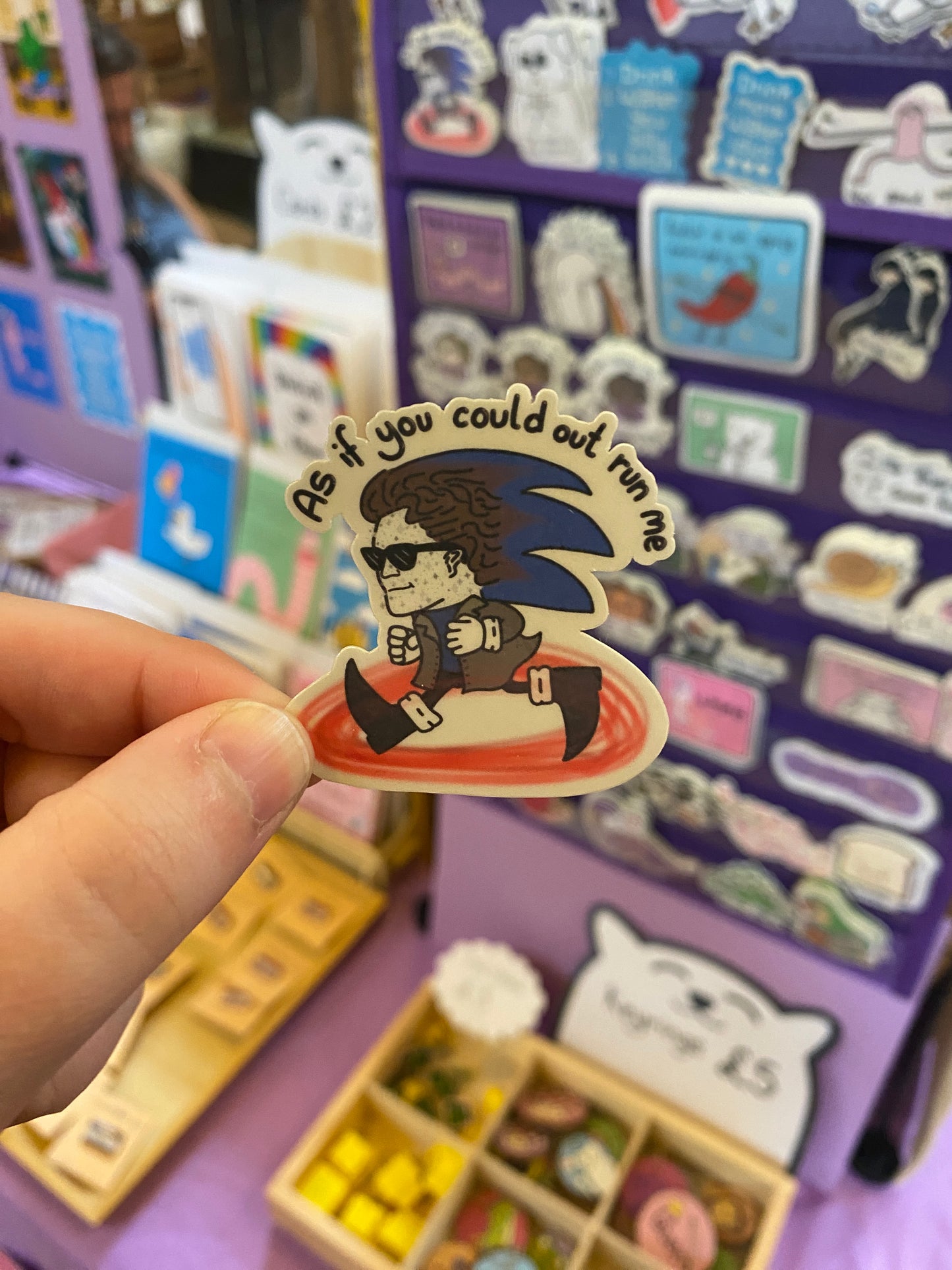 As if you could outrun me sticker
