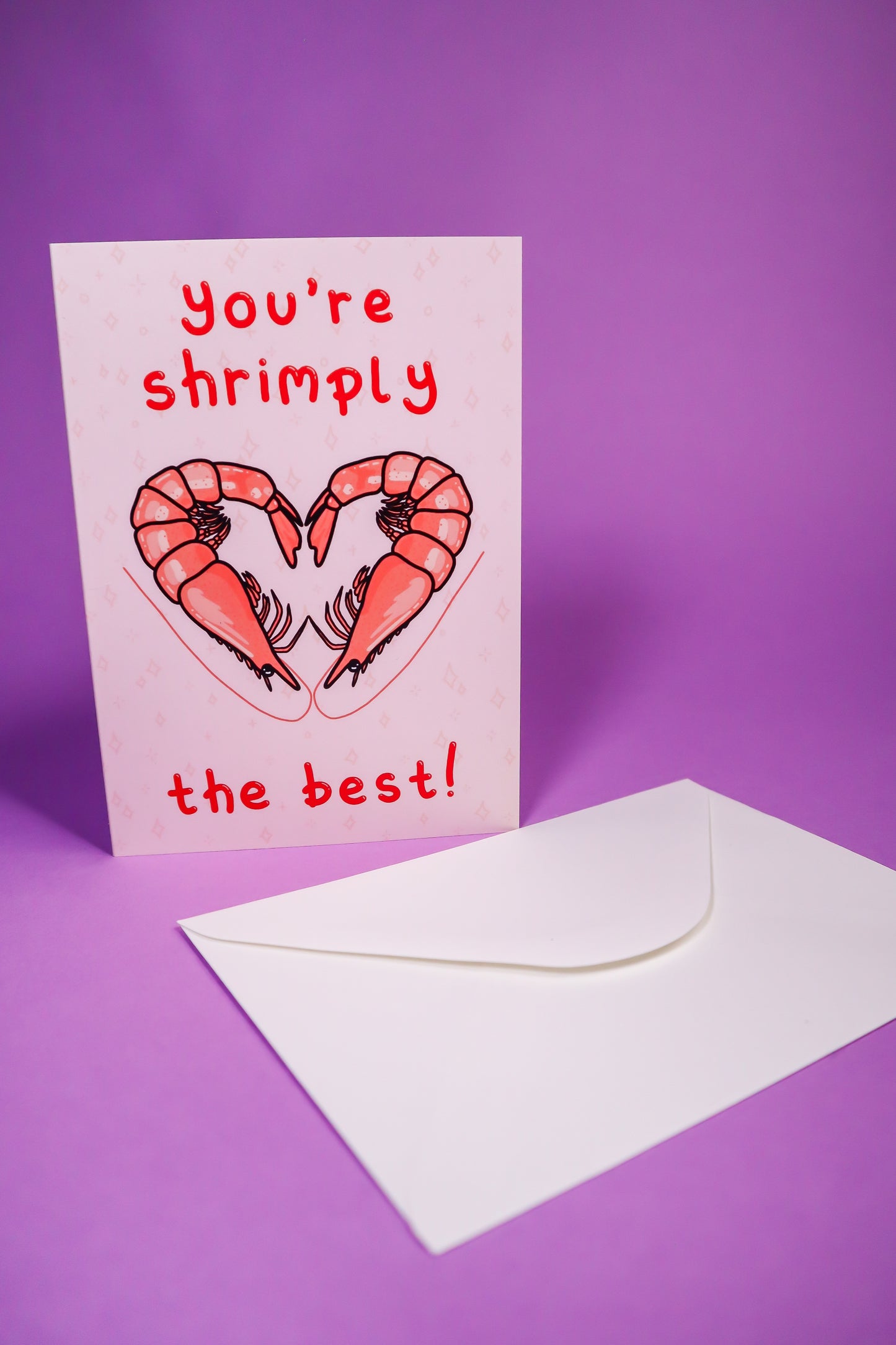 You're shrimply the best! greeting card