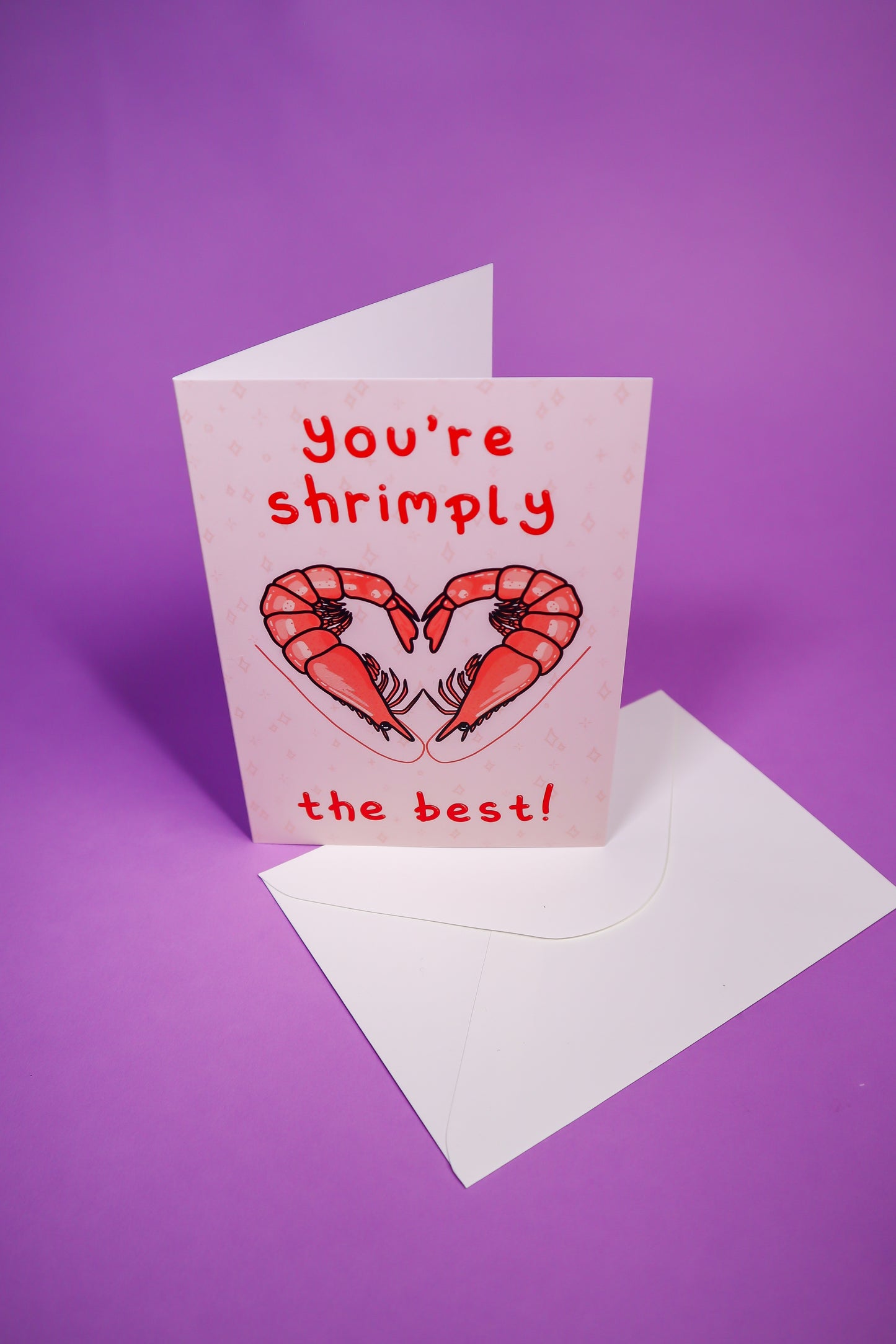 You're shrimply the best! greeting card