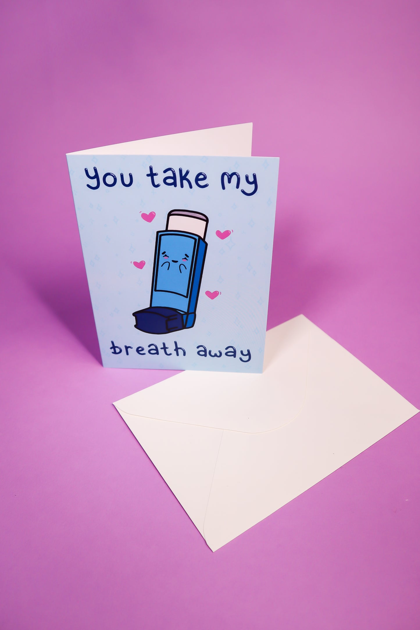 You take my breath away greeting card greetings card